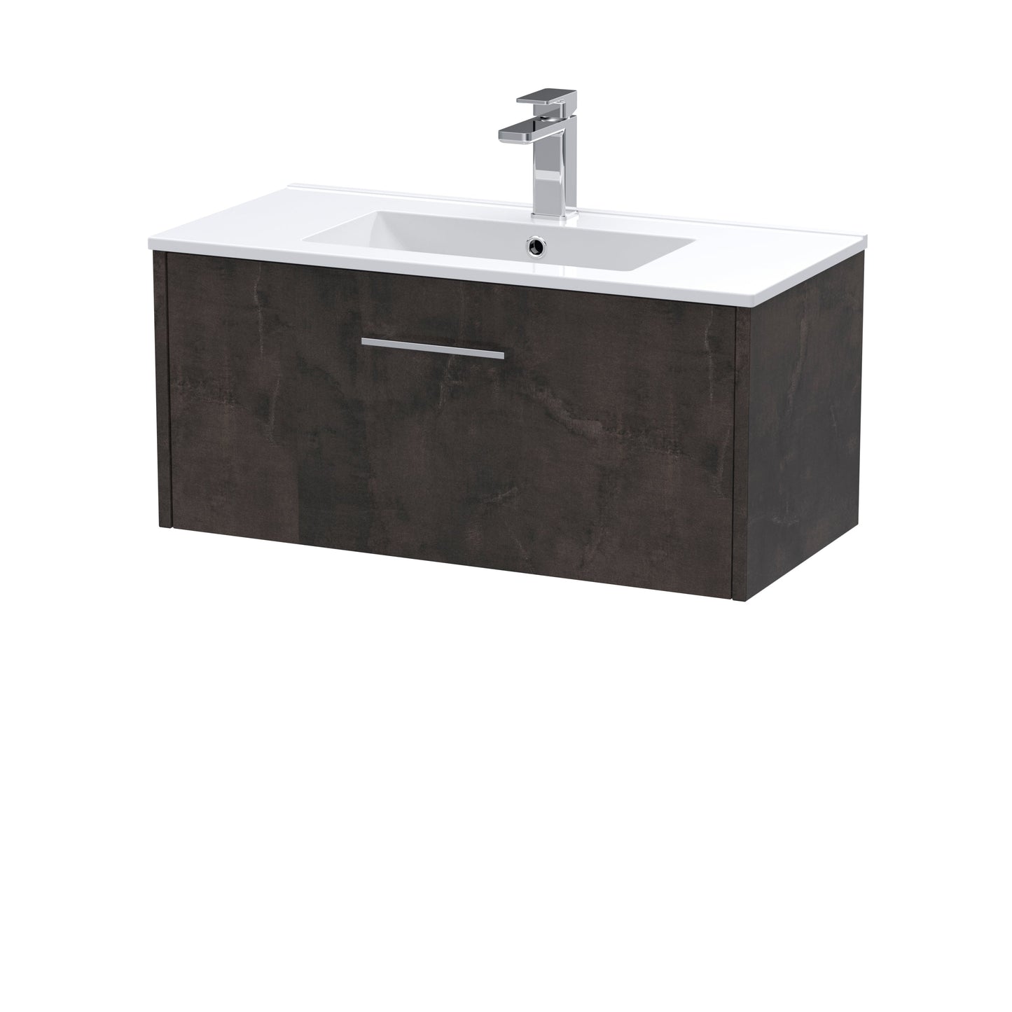 Hudson Reed Juno 800mm Wall Hung 1 Drawer Vanity Unit with Basin