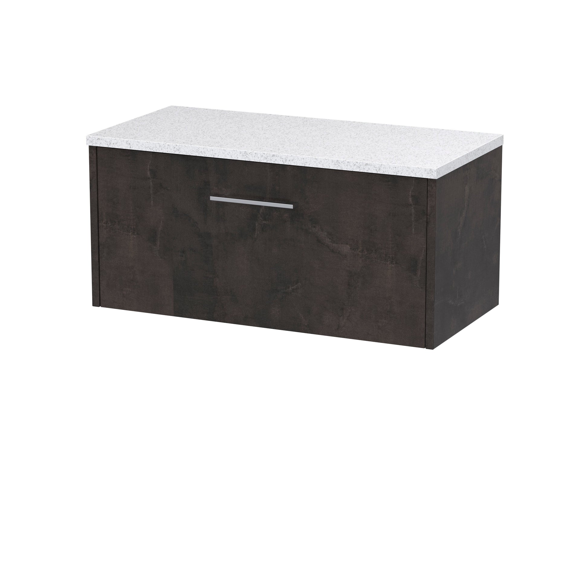 Hudson Reed Juno 800mm Wall Hung 1 Drawer Vanity Unit With Laminate Worktop