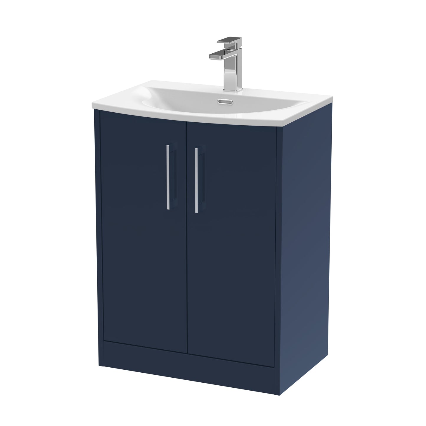 Hudson Reed Juno 600mm Floor Standing Vanity & Basin With Soft Close Doors