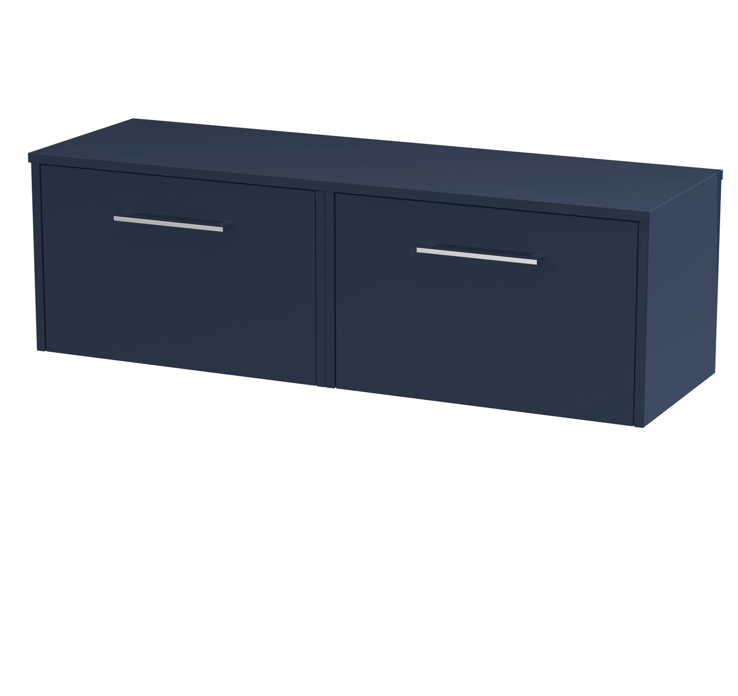 Hudson Reed Juno 1200mm Wall Hung 2-Drawer Vanity Unit With Worktop