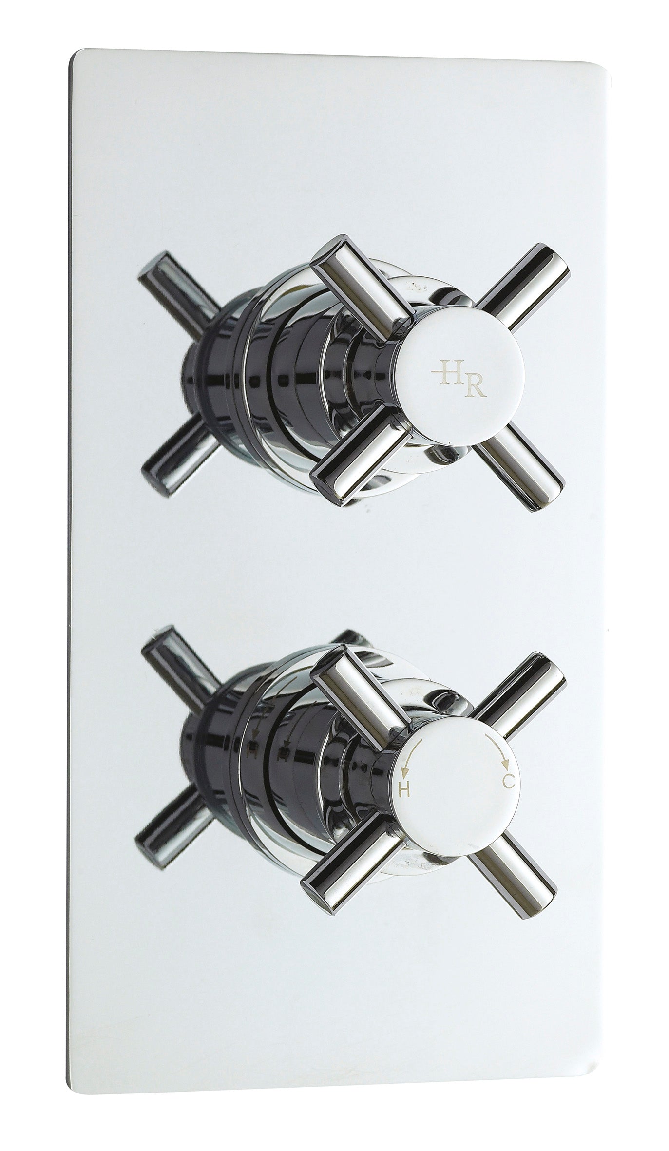 Tec Crosshead Twin Thermostatic Shower Valve