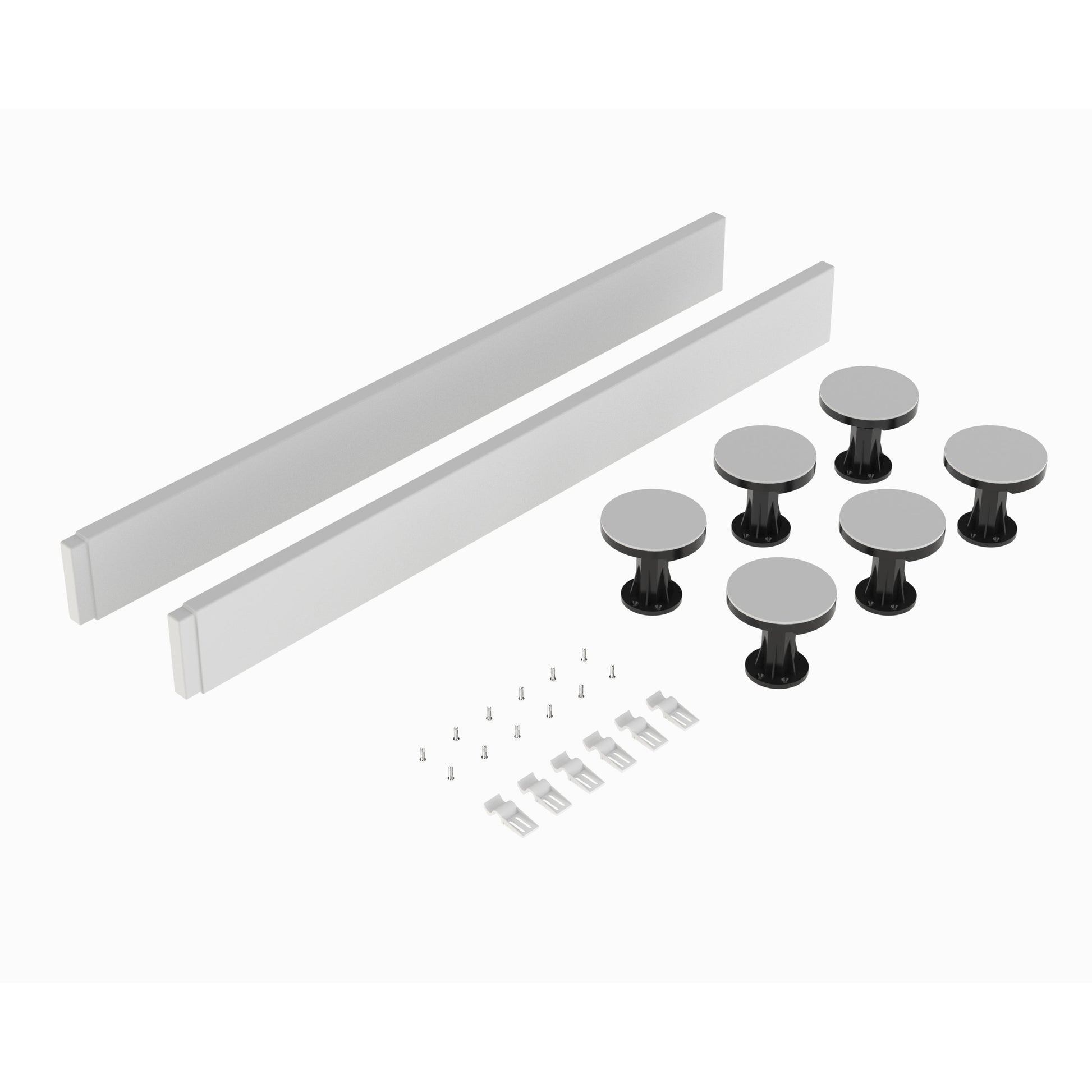 Hudson Reed 700-900mm Square & Rectangular Leg Set Including Plinth, Legs, Clips & Screws