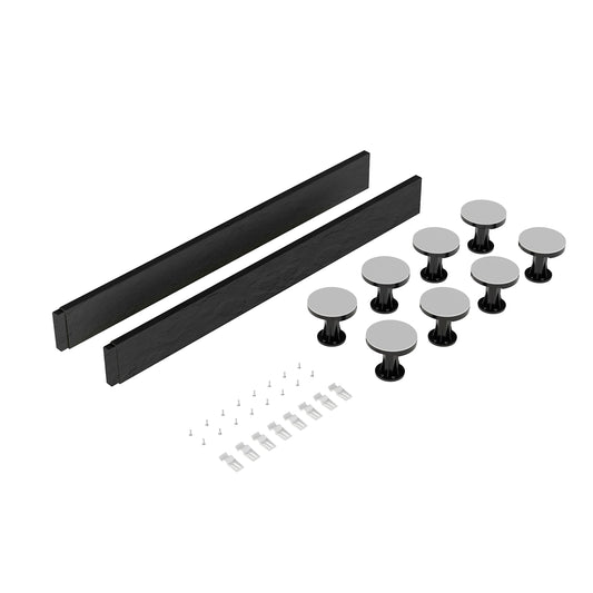 Hudson Reed 1000mm Square & Rectangular Tray Leg Set With Plinth, Legs, Clips & Screws