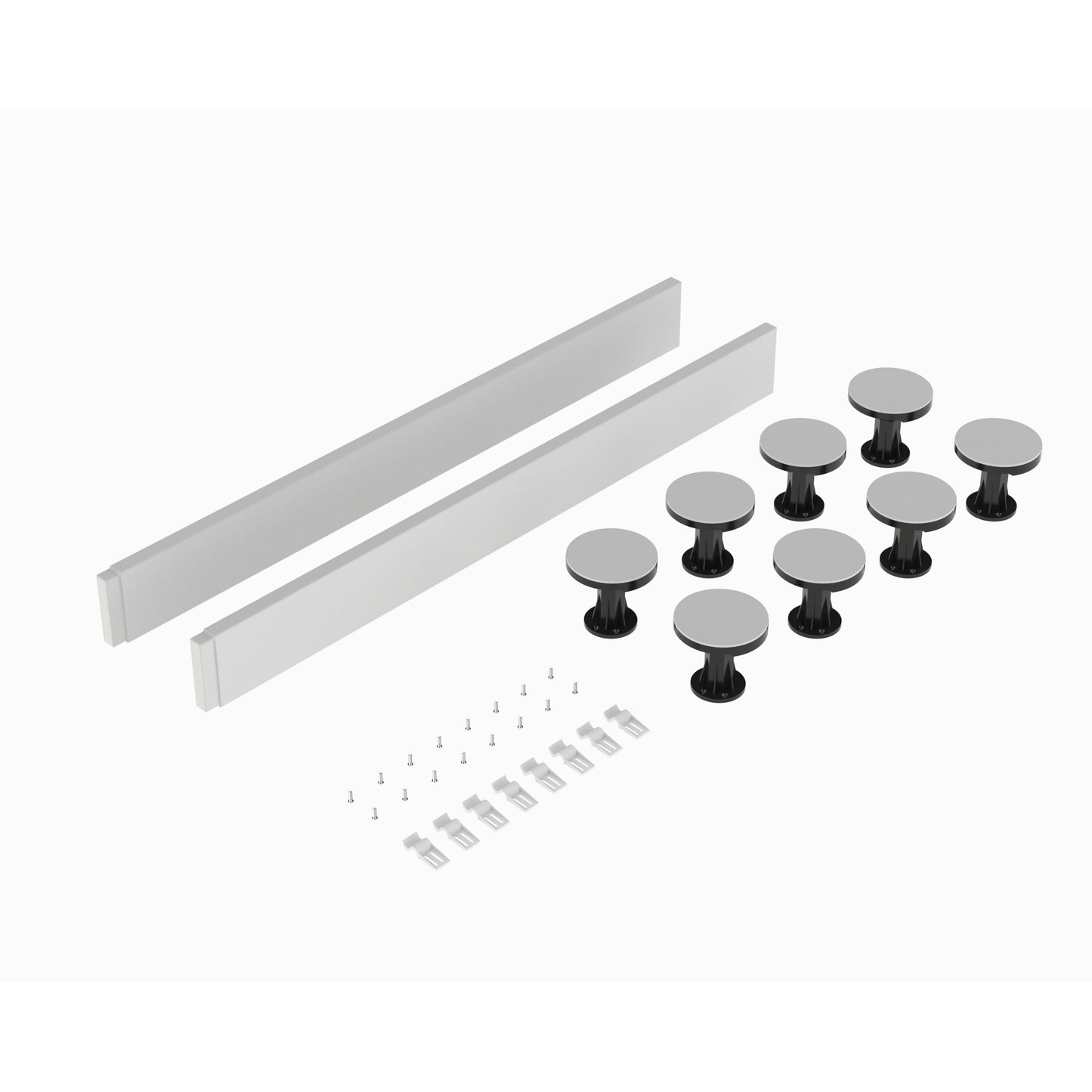 Hudson Reed 1000mm Square & Rectangular Trays Leg Set With Plinth, Legs, Clips & Screws