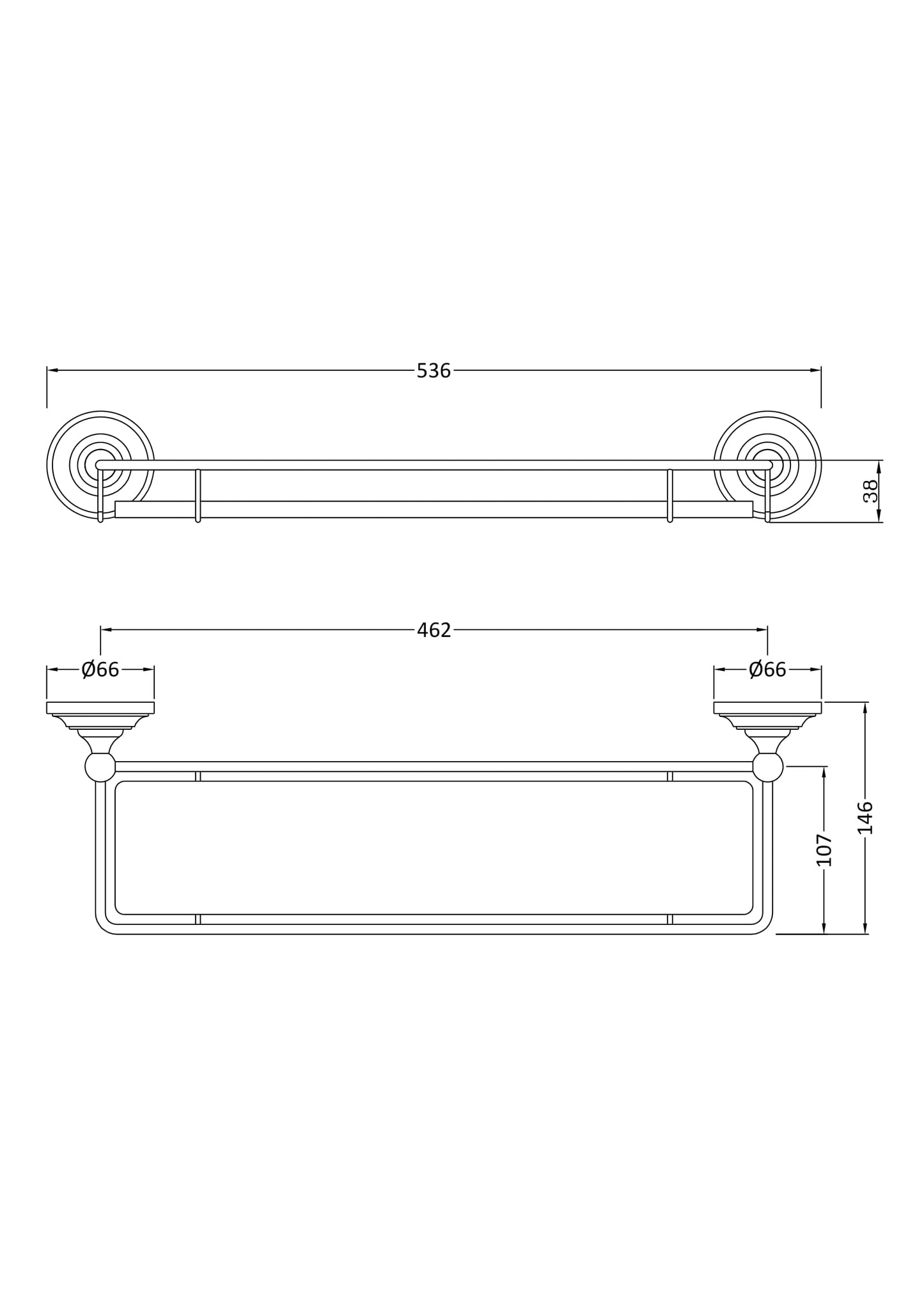 3 Tier Towel Rack