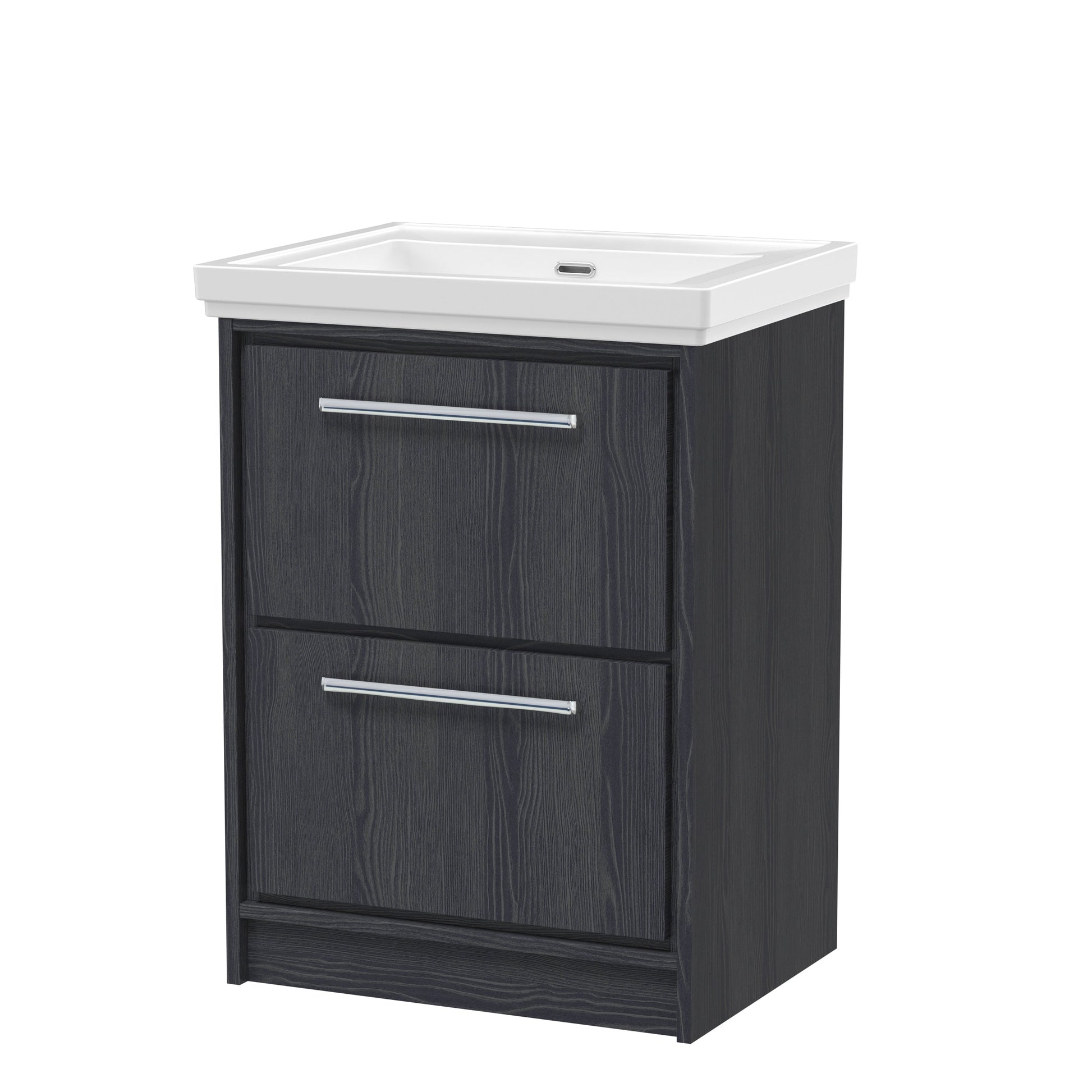 Hudson Reed Lille 600mm Floor Standing 2-Drawer Vanity Unit With Basin