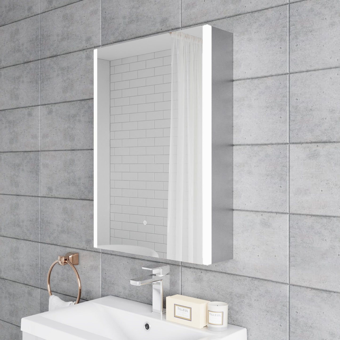 Pavo 500mm Mirror Cabinet