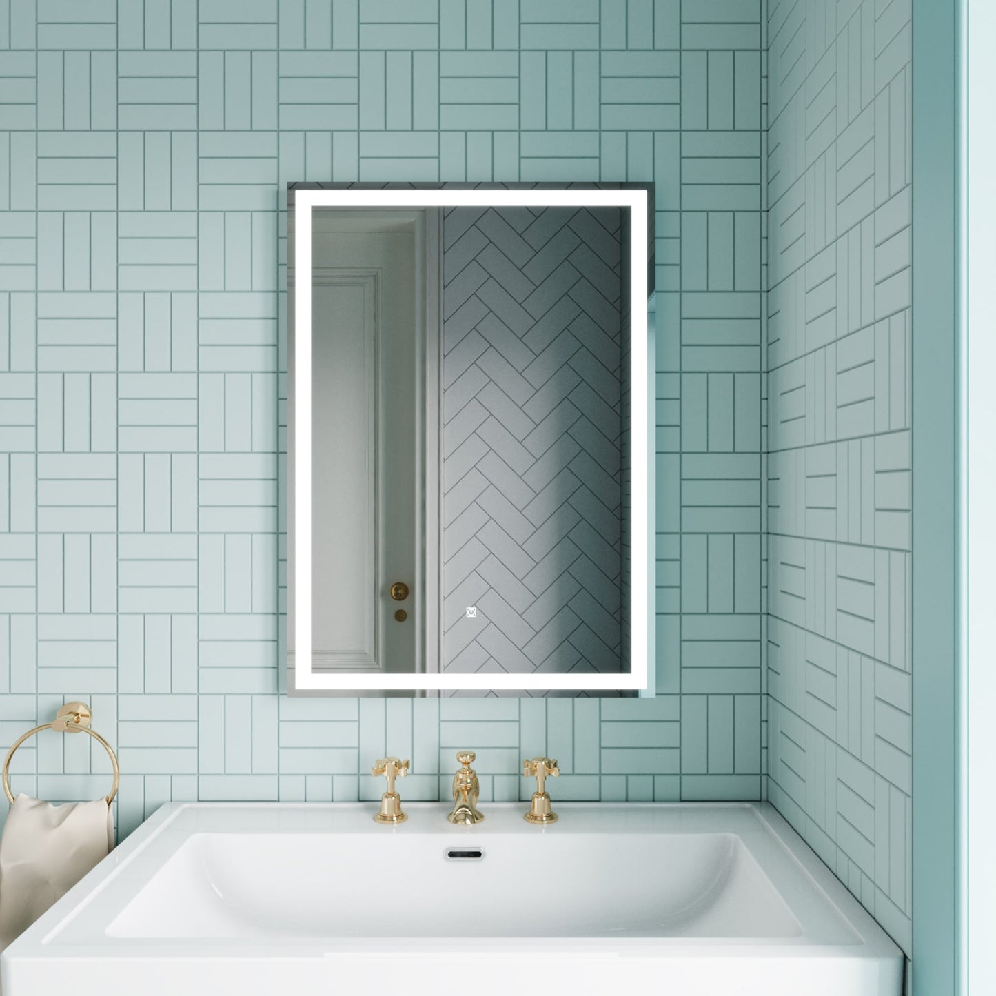 Lyra 700mm x 500mm LED Mirror