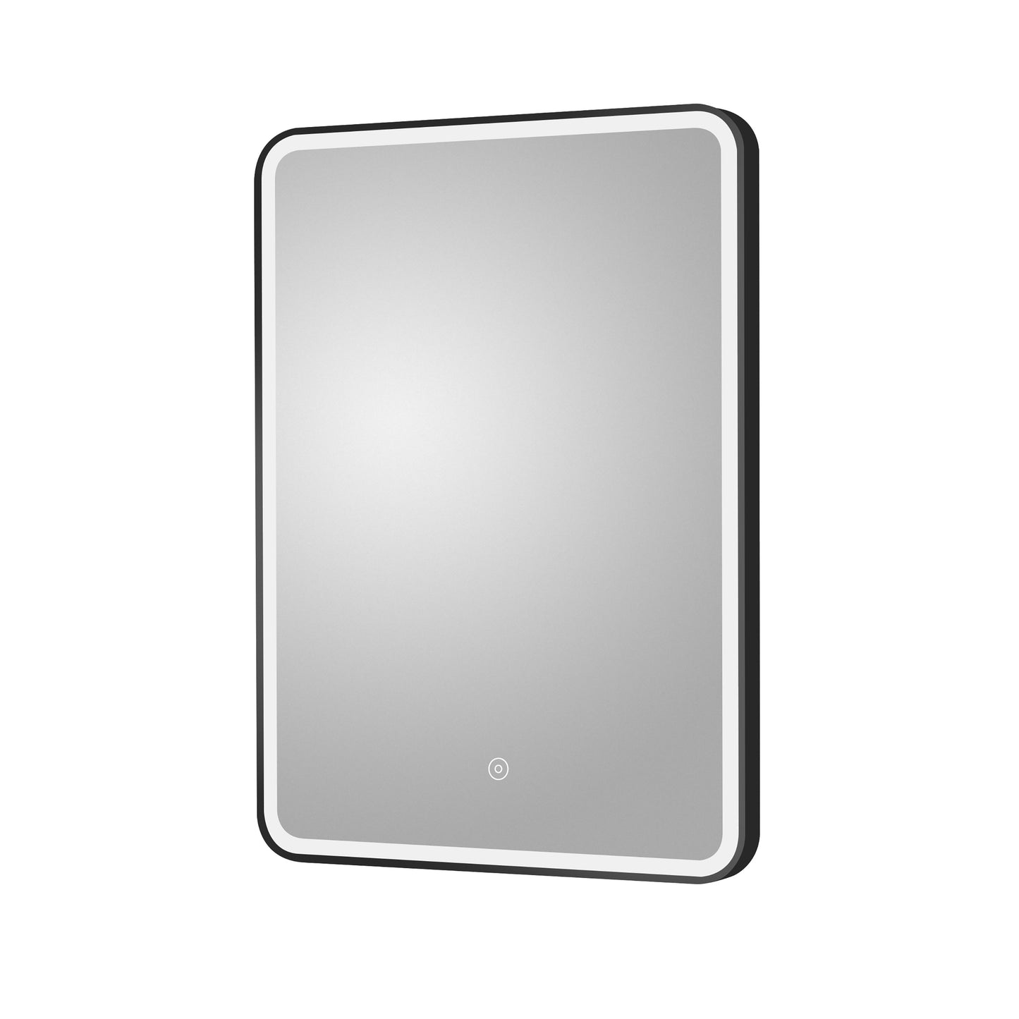 Hydrus 700mm x 500mm Black Framed Mirror