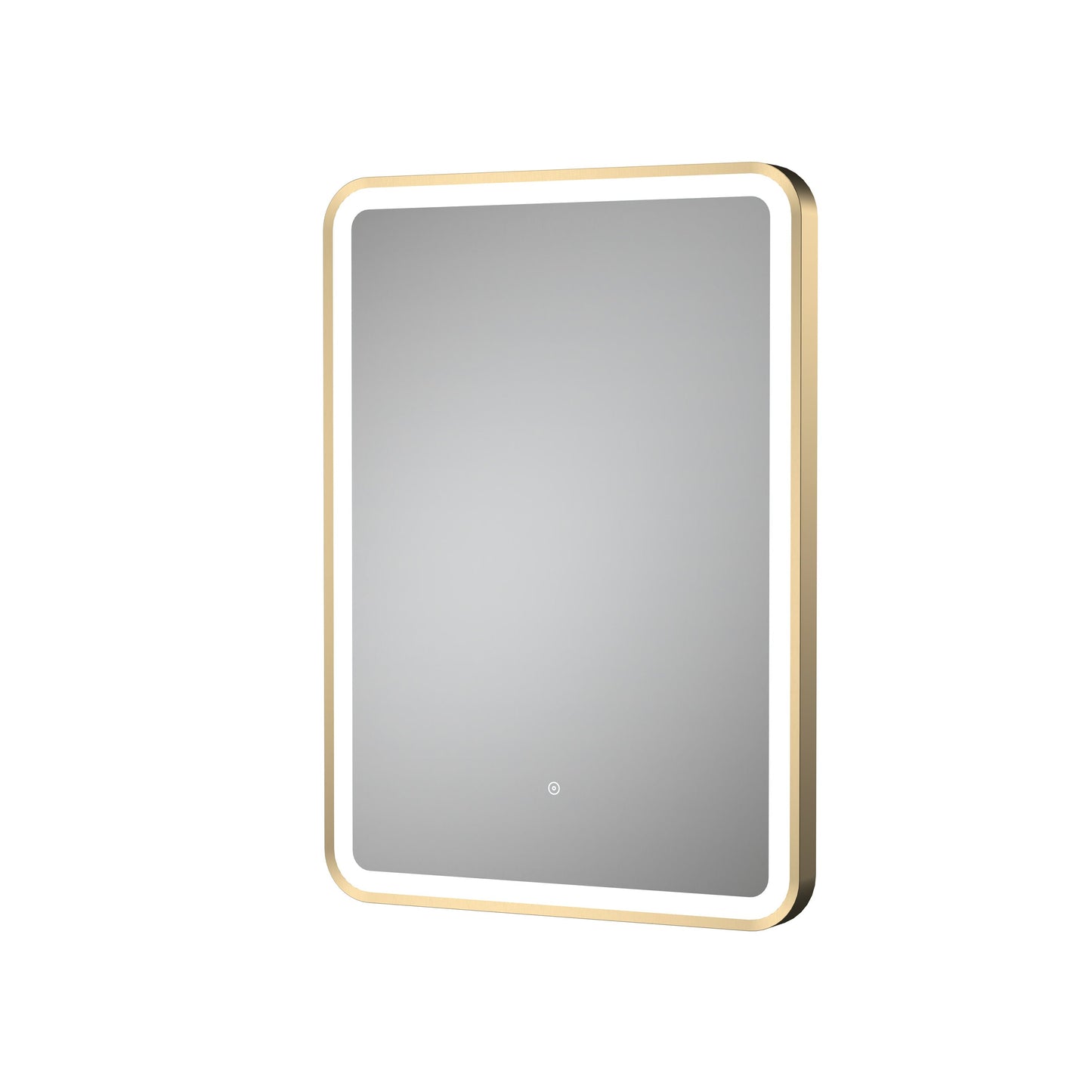 Hydrus 700mm x 500mm Brushed Brass Framed Mirror