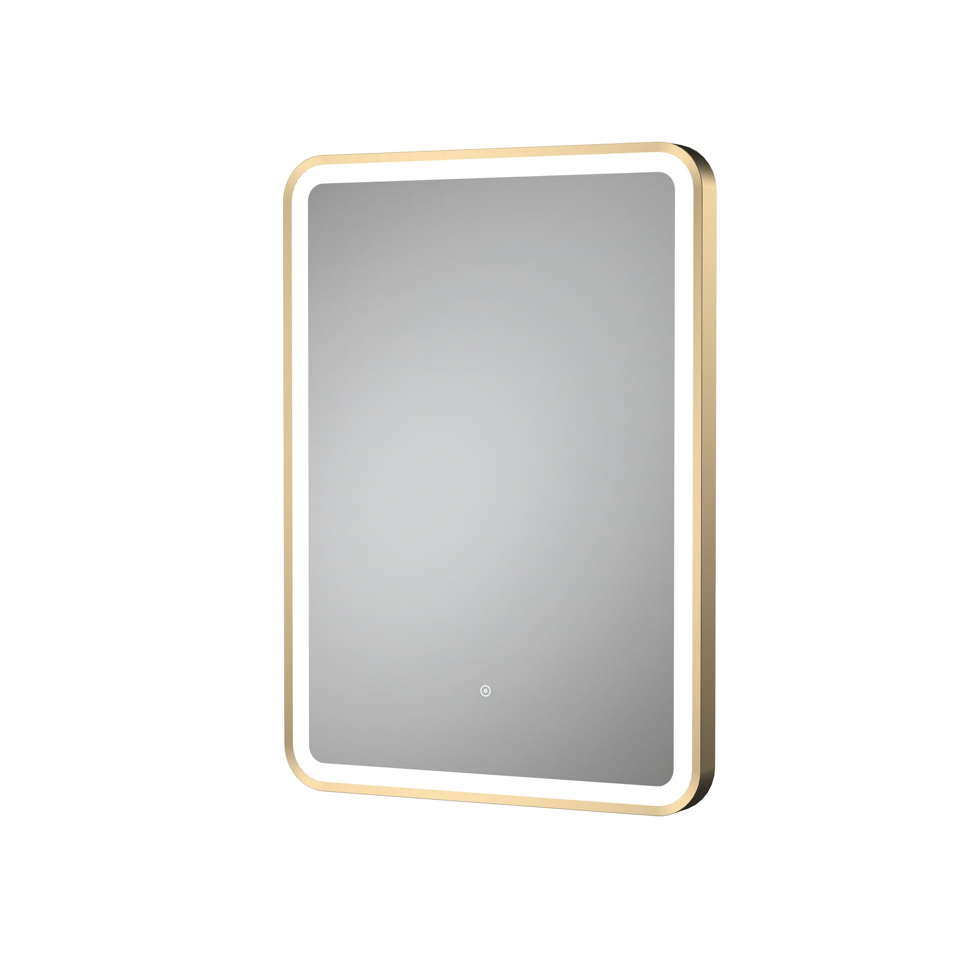 Hydrus 700mm x 500mm Brushed Brass Framed Mirror