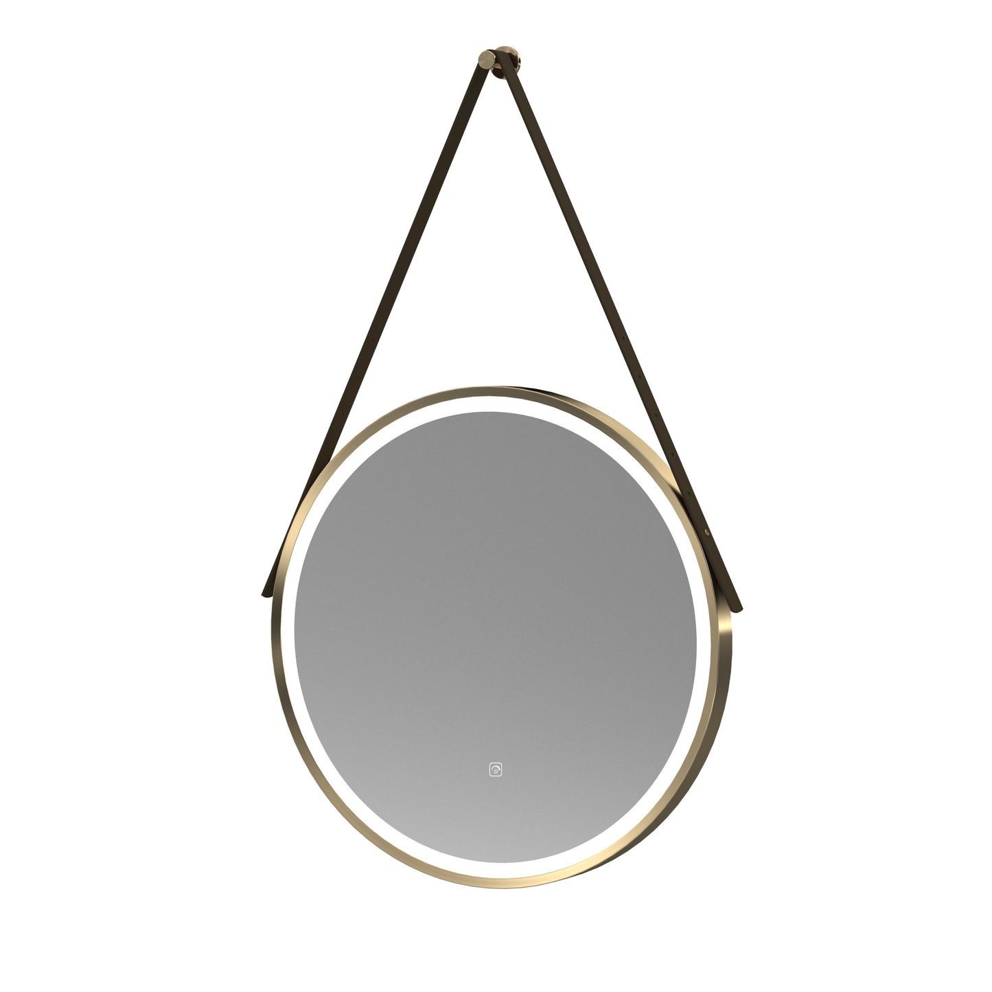 Salana 600mm Round Touch Sensor Illuminated Mirror