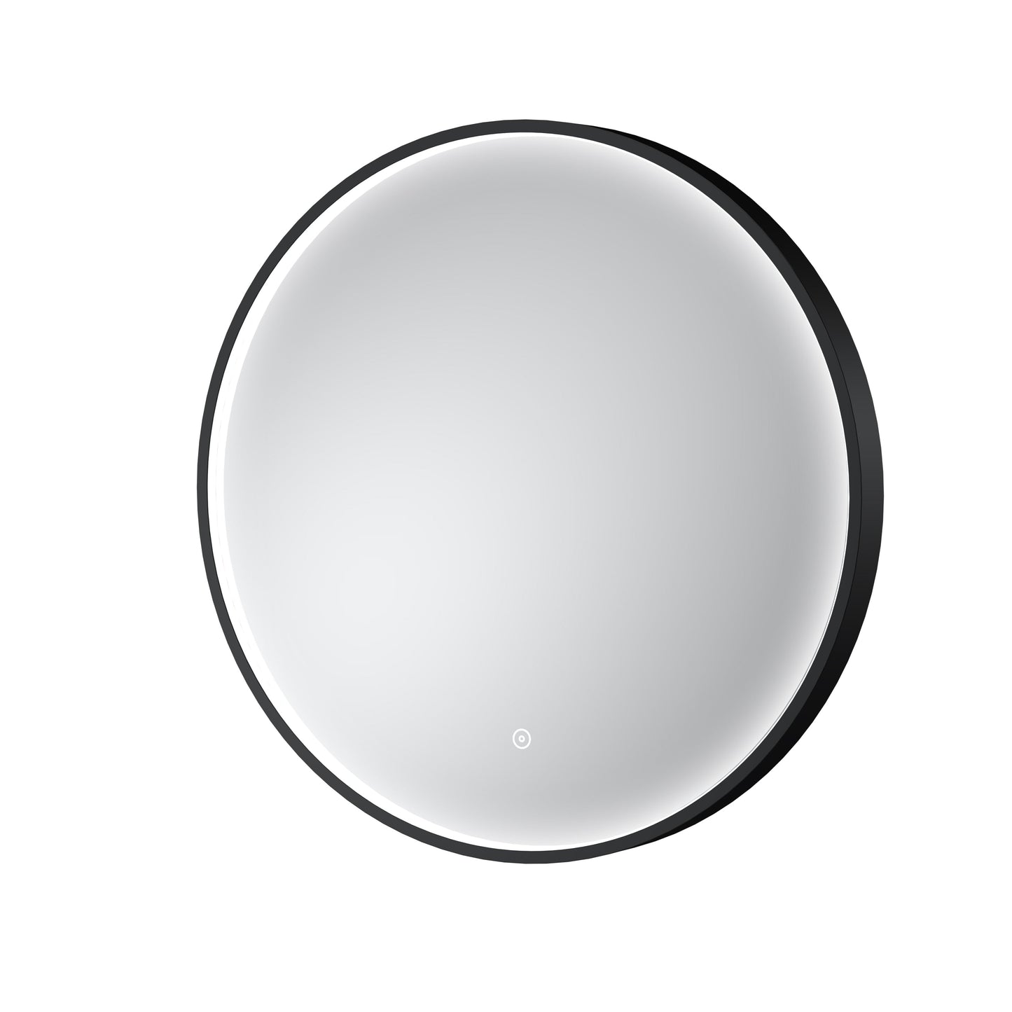 Mensa Black Inset Frame LED Mirror - 600mm