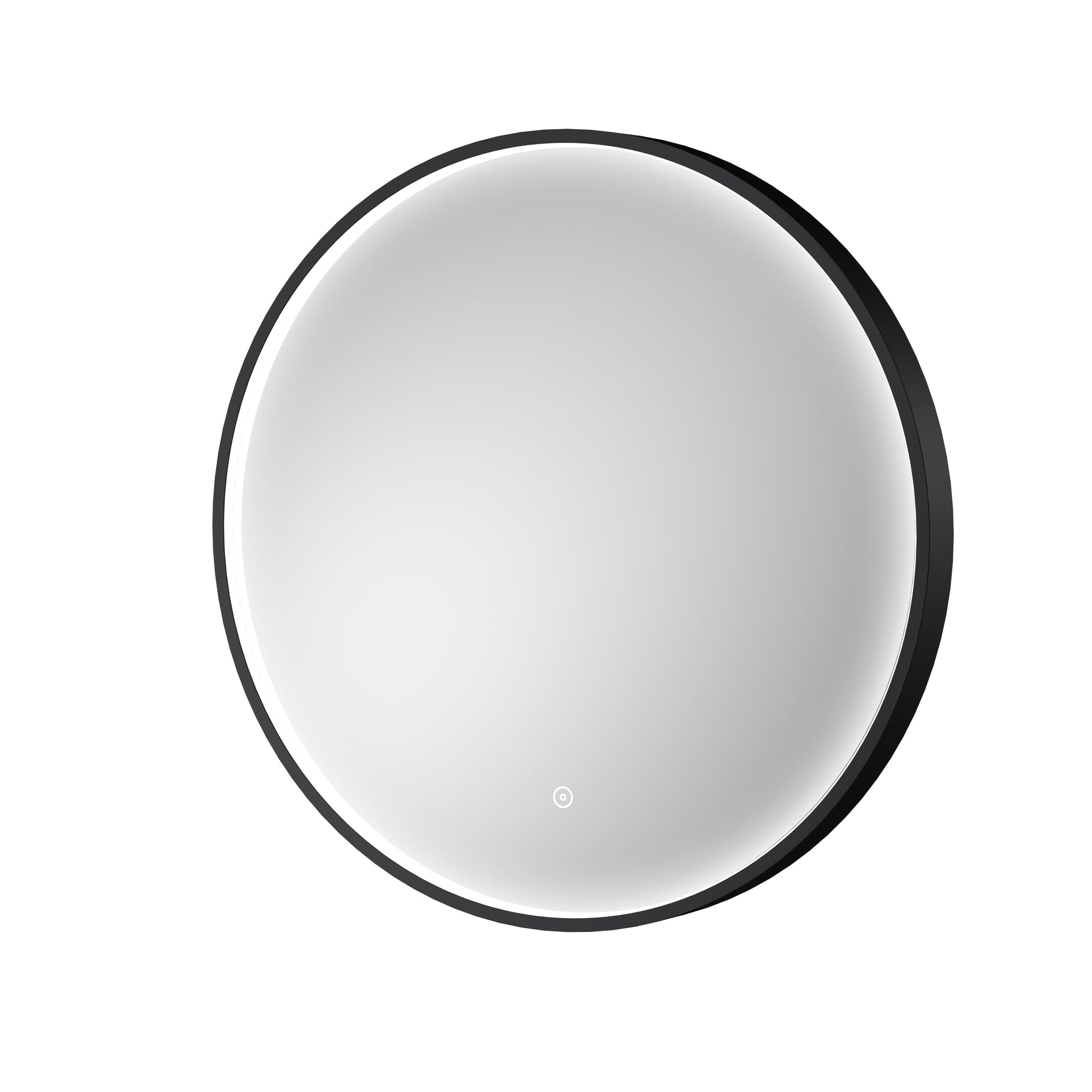 Mensa Black Inset Frame LED Mirror - 600mm
