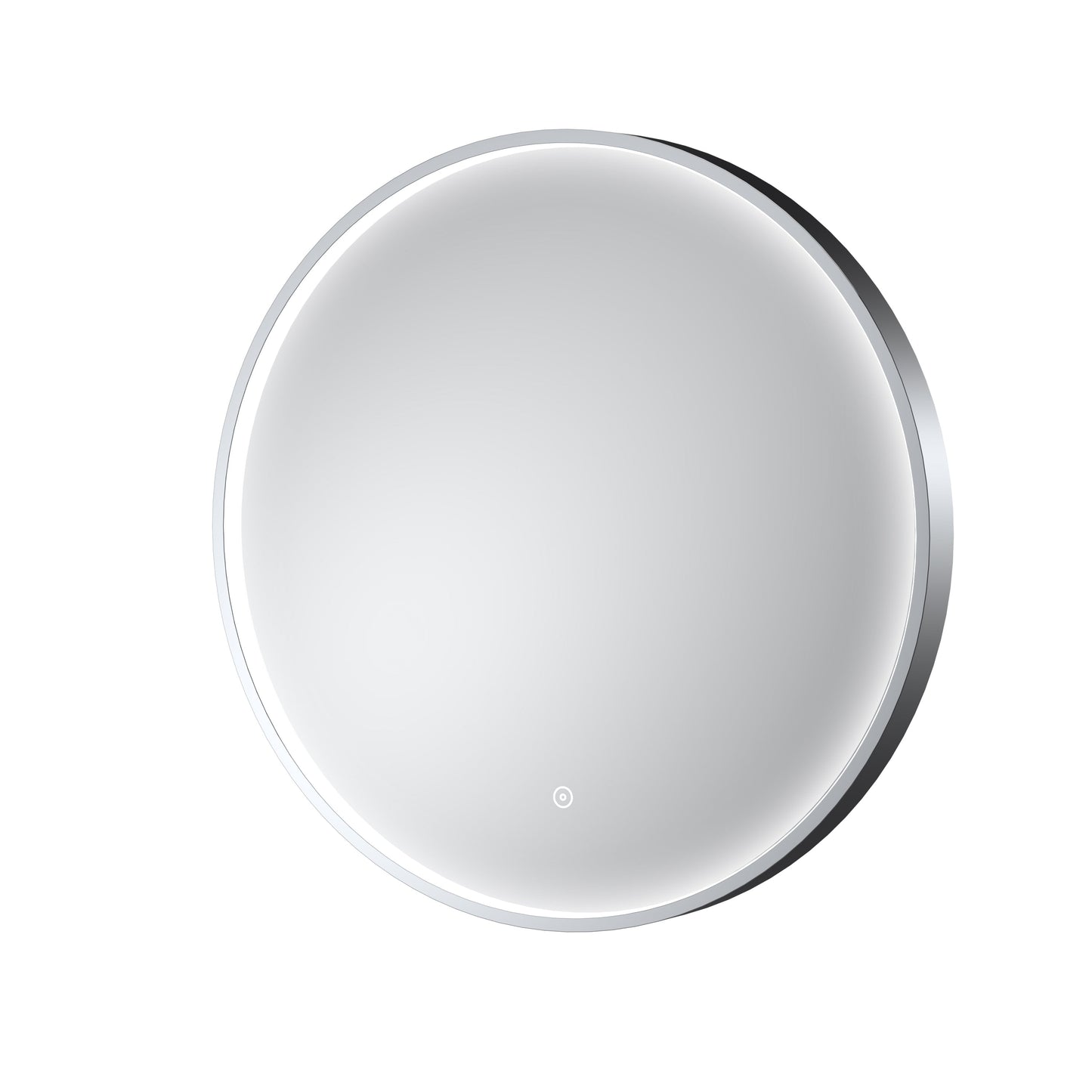 Mensa Polished Chrome Inset Frame LED Mirror - 600mm