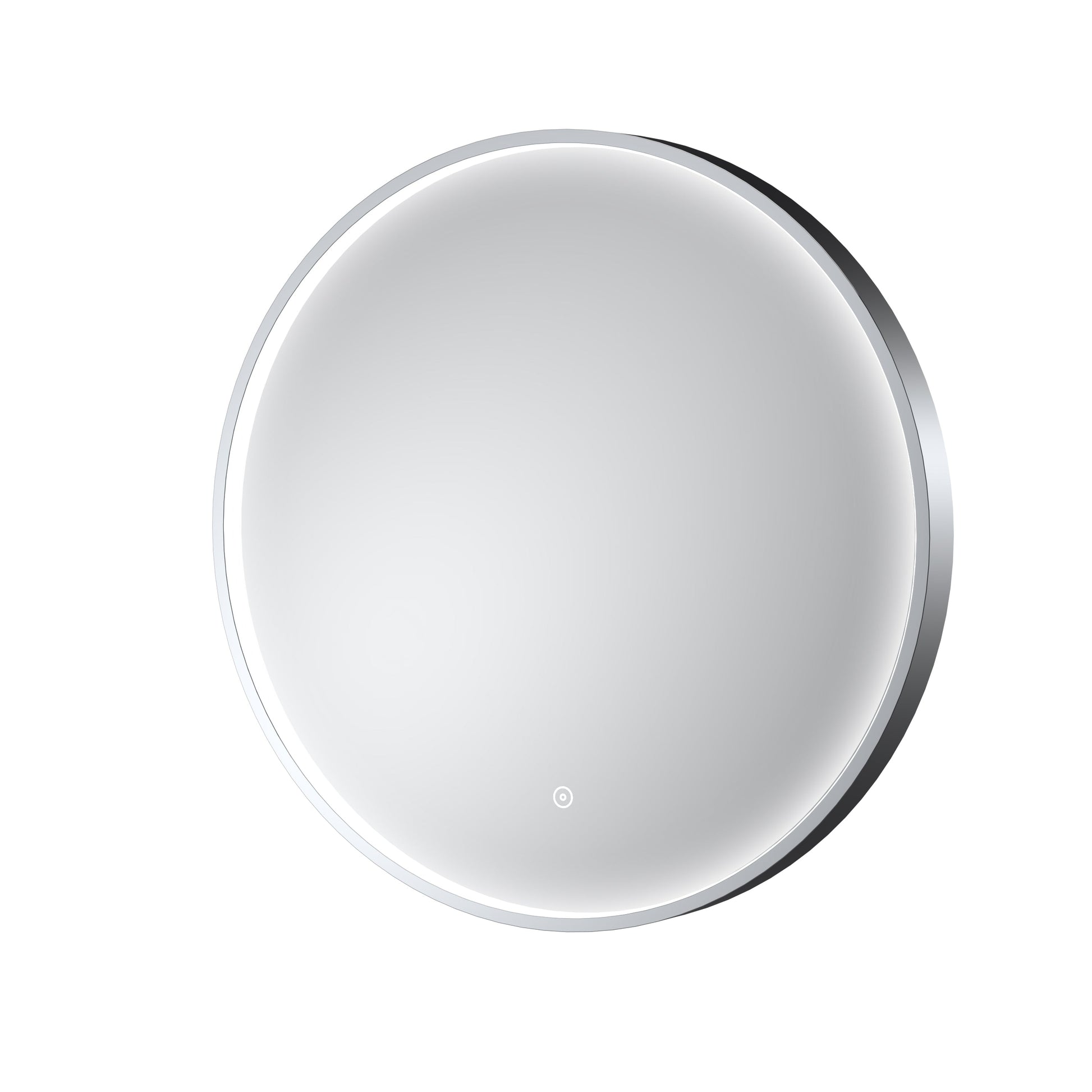 Mensa Polished Chrome Inset Frame LED Mirror - 600mm
