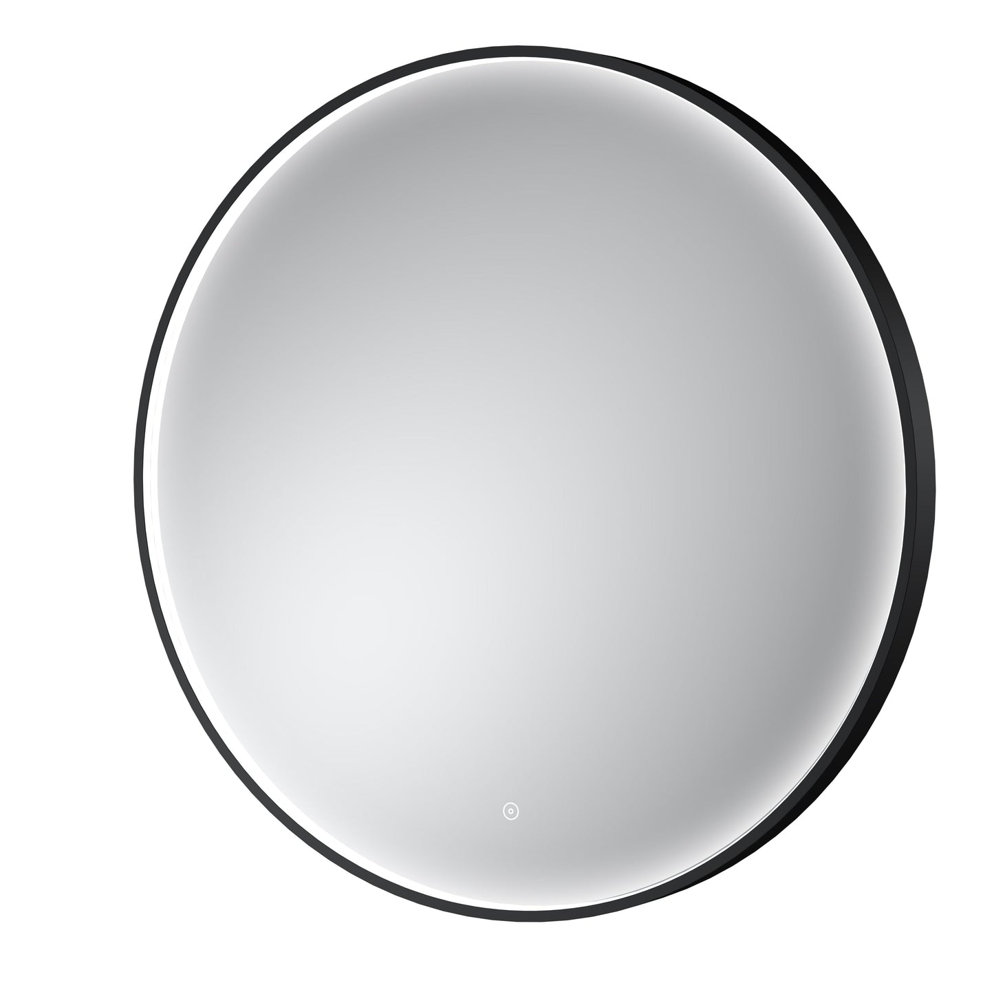 Mensa Black Inset Frame LED Mirror - 800mm