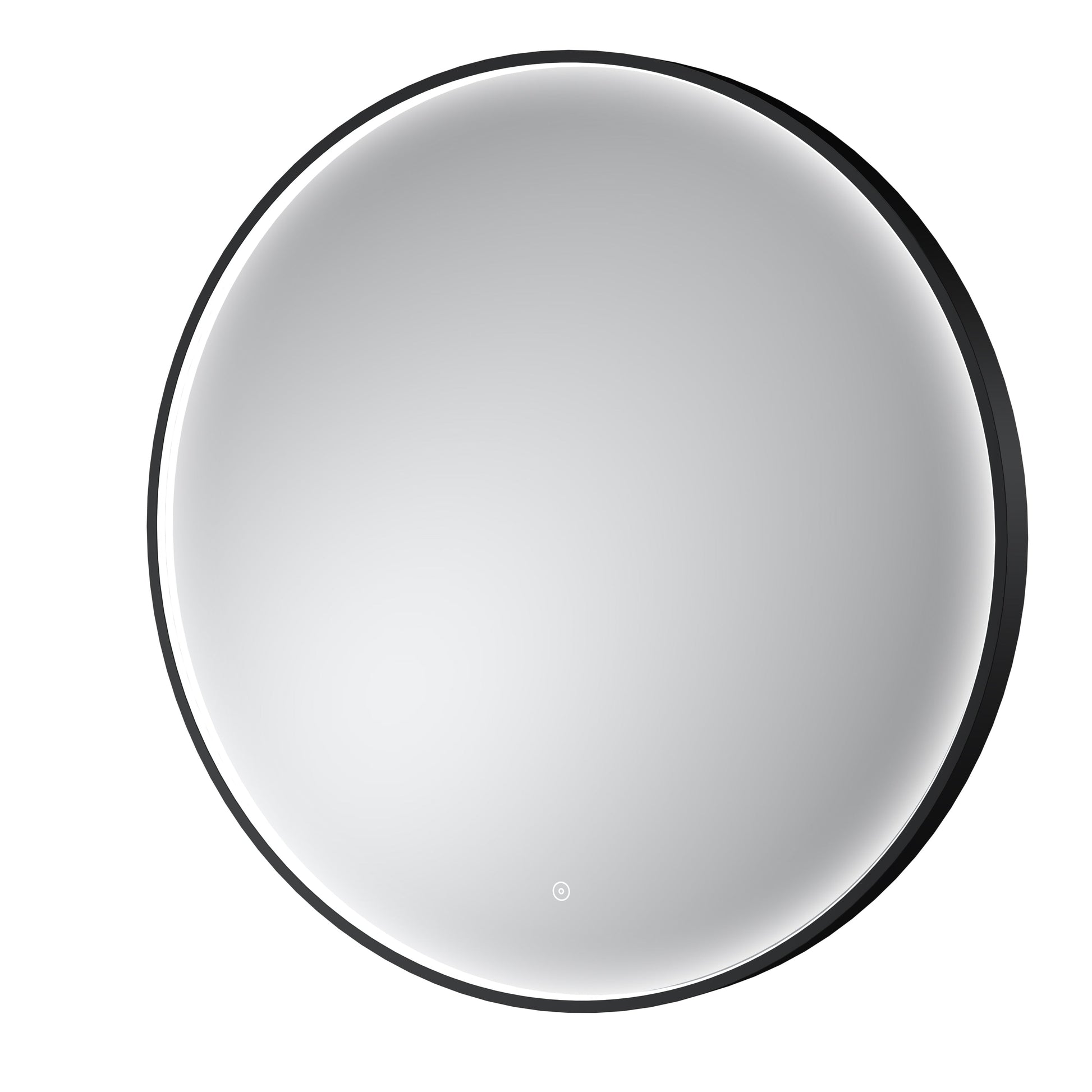 Mensa Black Inset Frame LED Mirror - 800mm