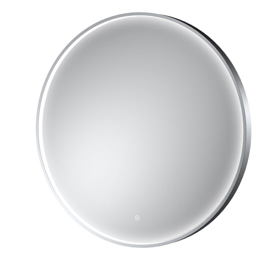 Mensa Polished Chrome Inset Frame LED Mirror - 800mm
