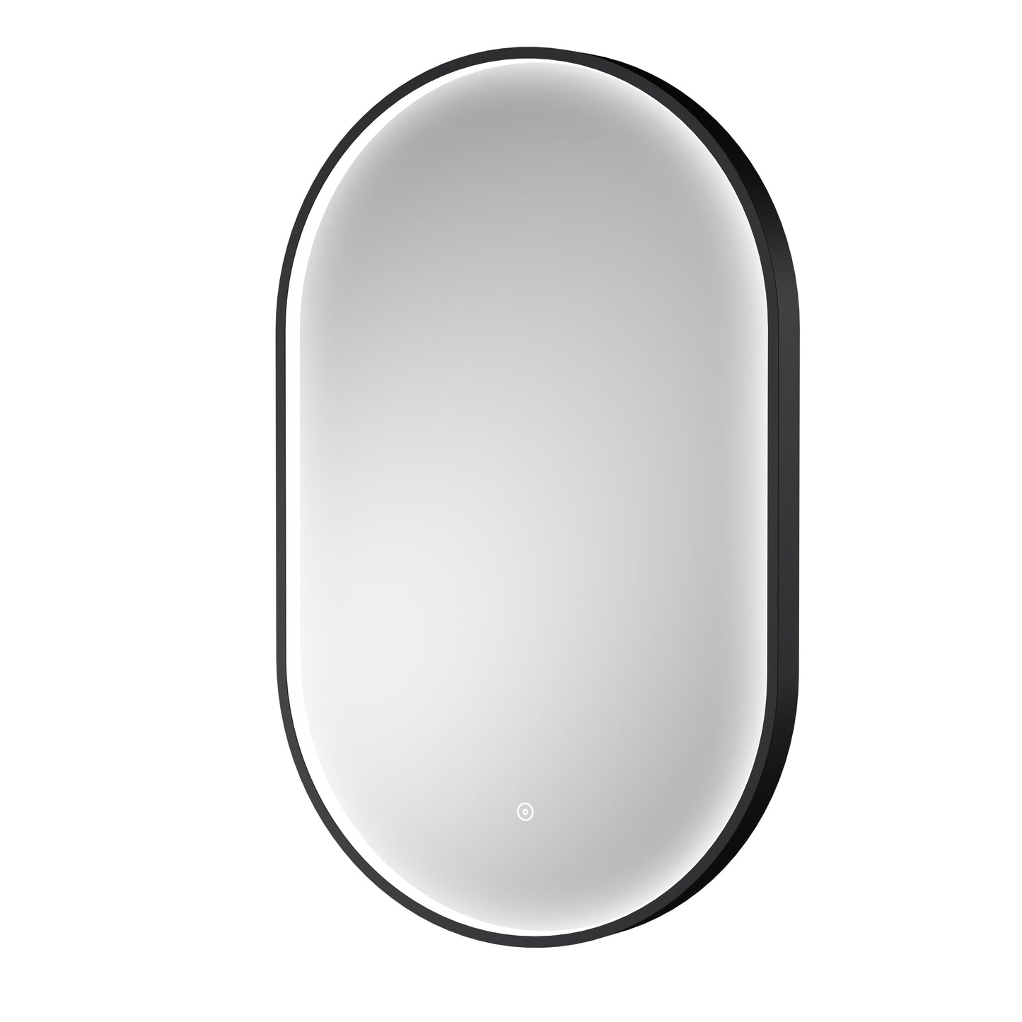 Columba Black Inset Frame LED Mirror - 800 x 500mm