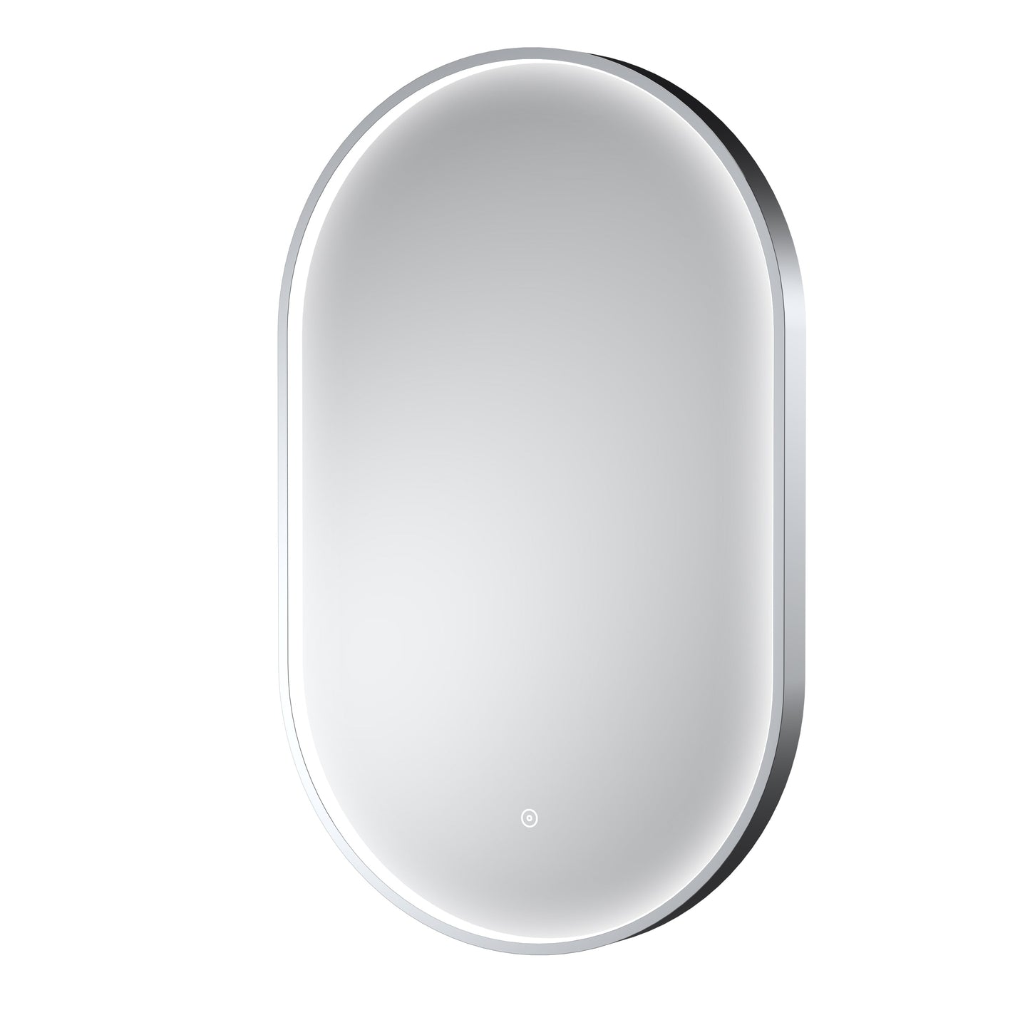 Columba Polished Chrome Inset Frame LED Mirror - 800 x 500mm