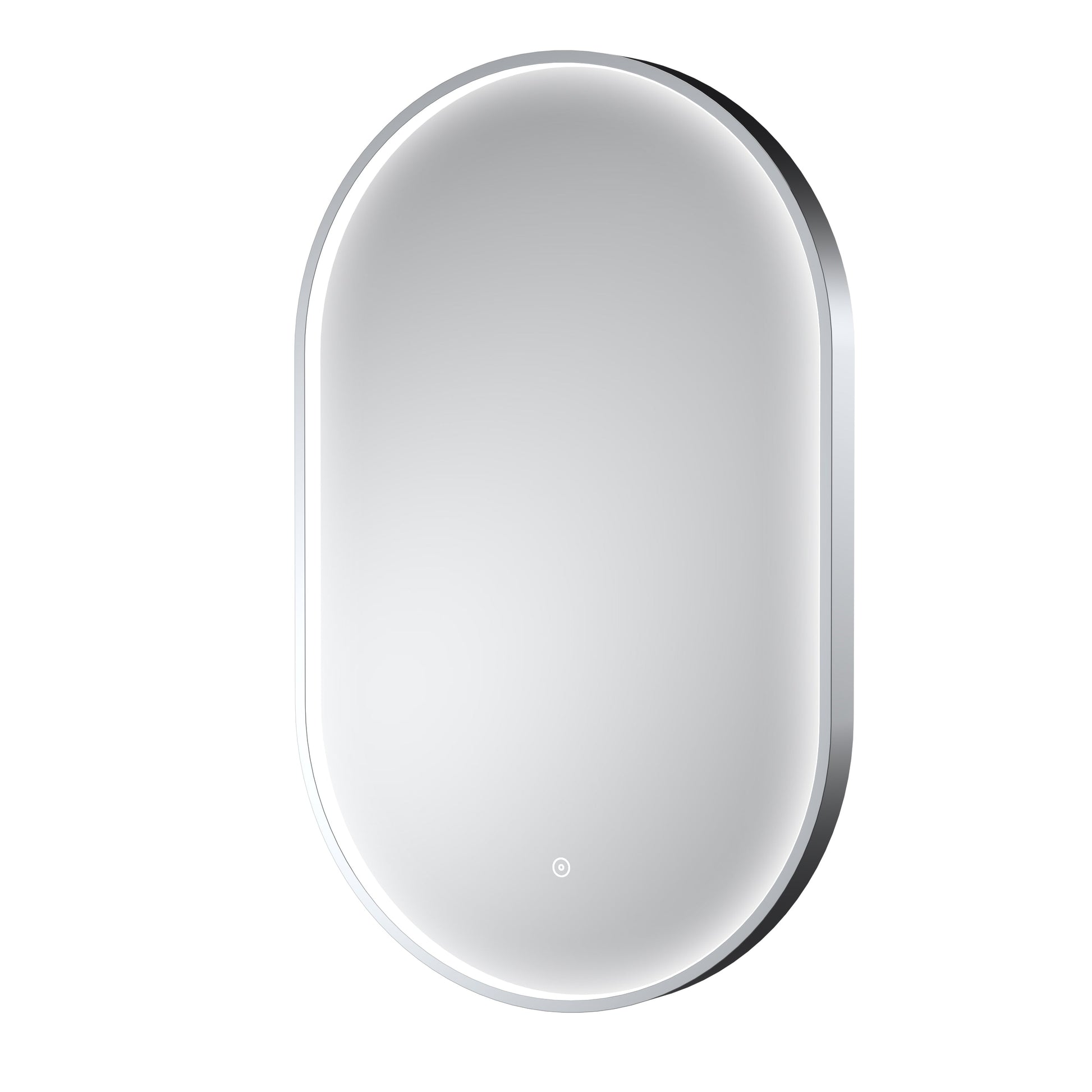 Columba Polished Chrome Inset Frame LED Mirror - 800 x 500mm