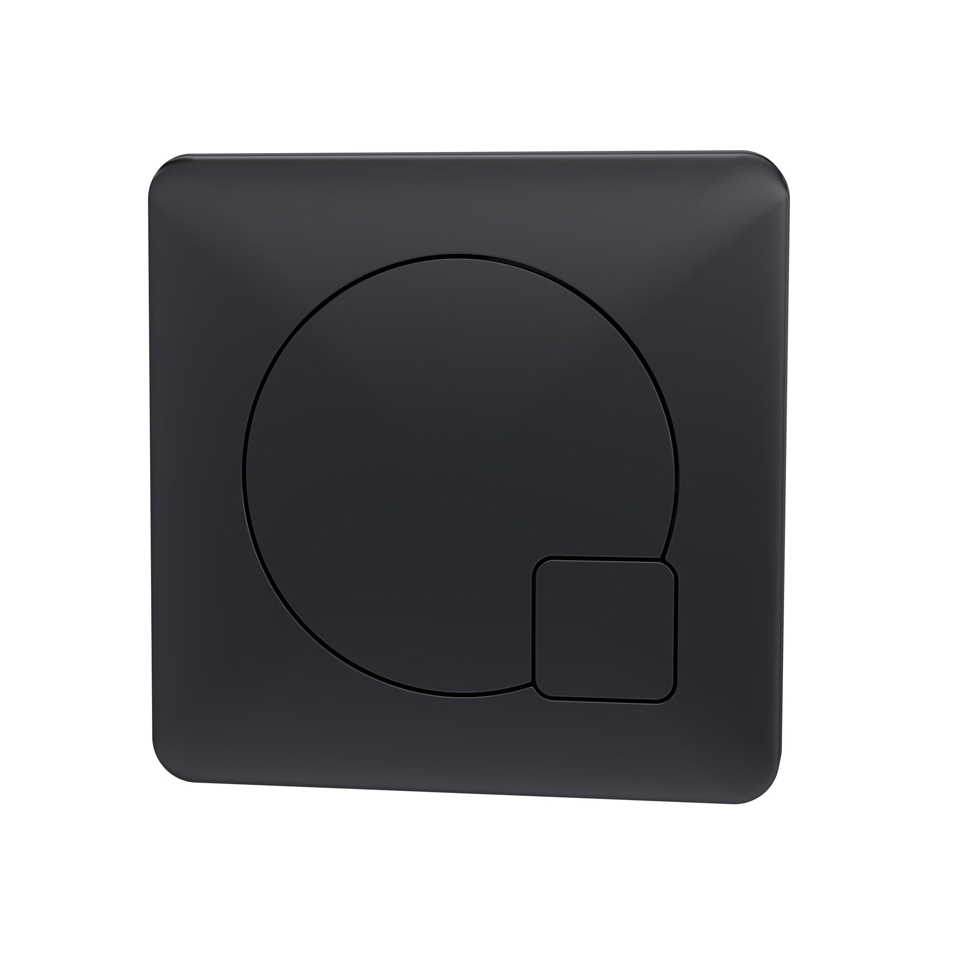 Ceramics Accessories Square Dual Flush Black Push Button