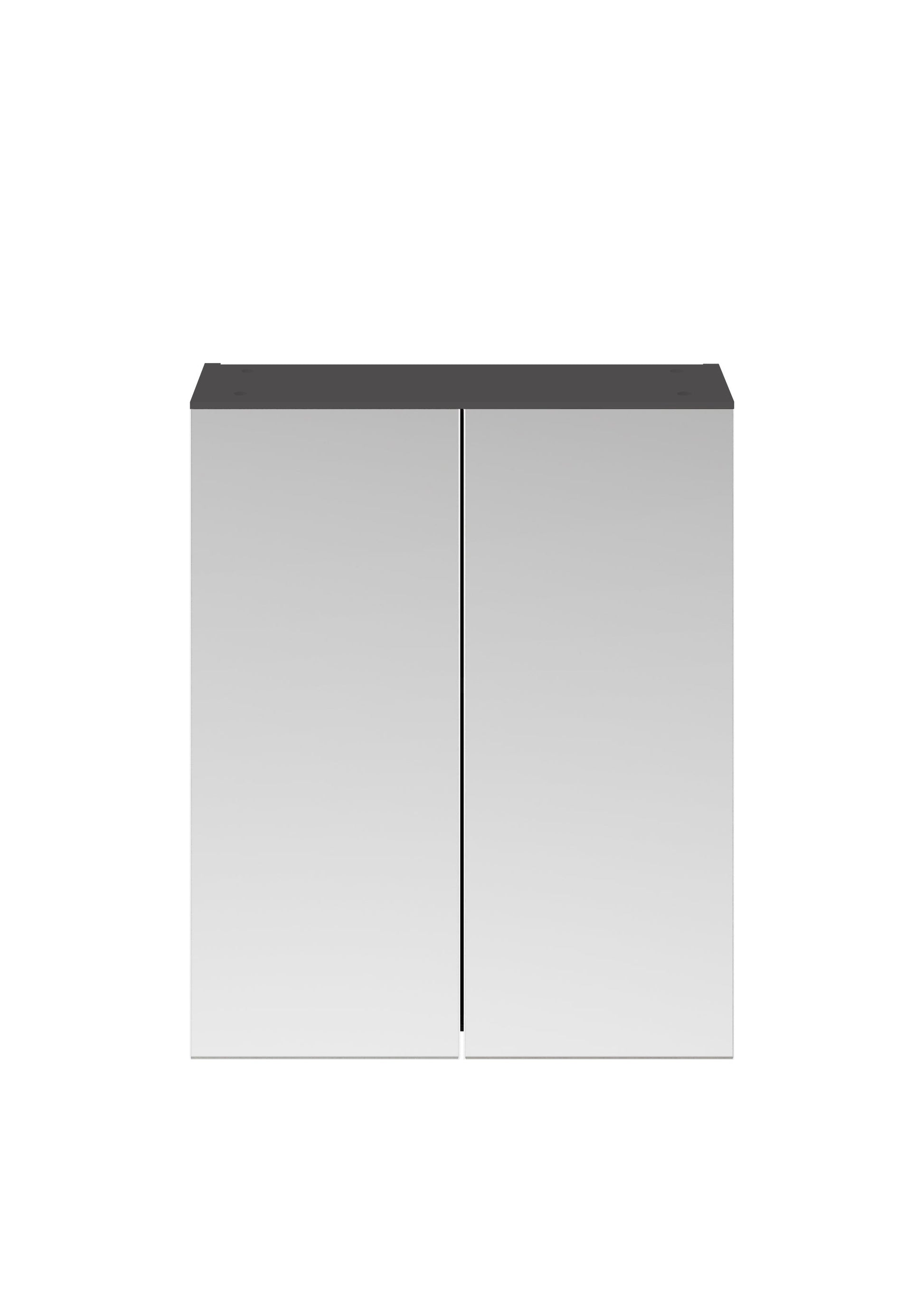 Fusion Fitted Wall Hung 2 Door Mirror Unit (50/50) 600mm