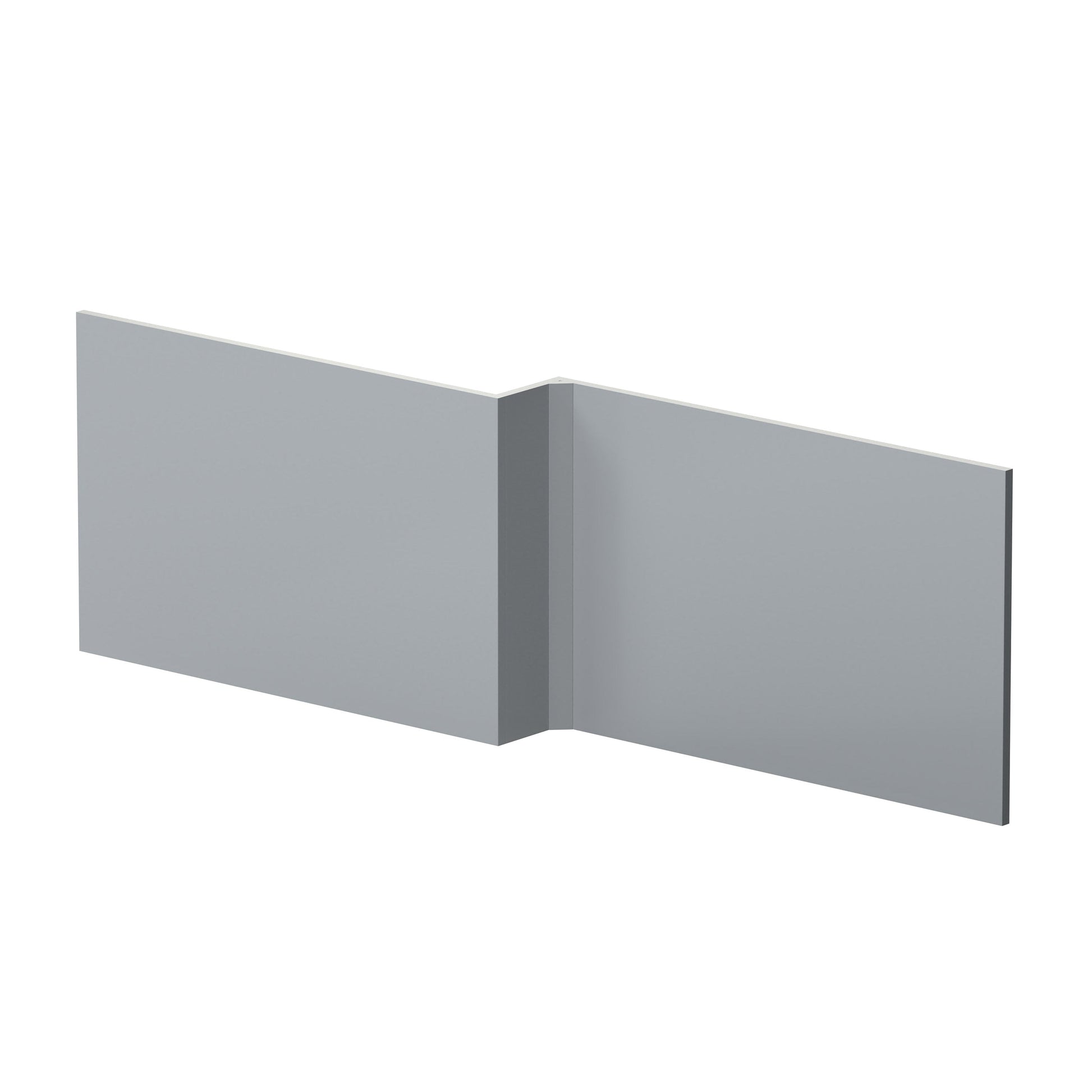 Urban L-Shape Square Shower Bath Front Panel 1700mm