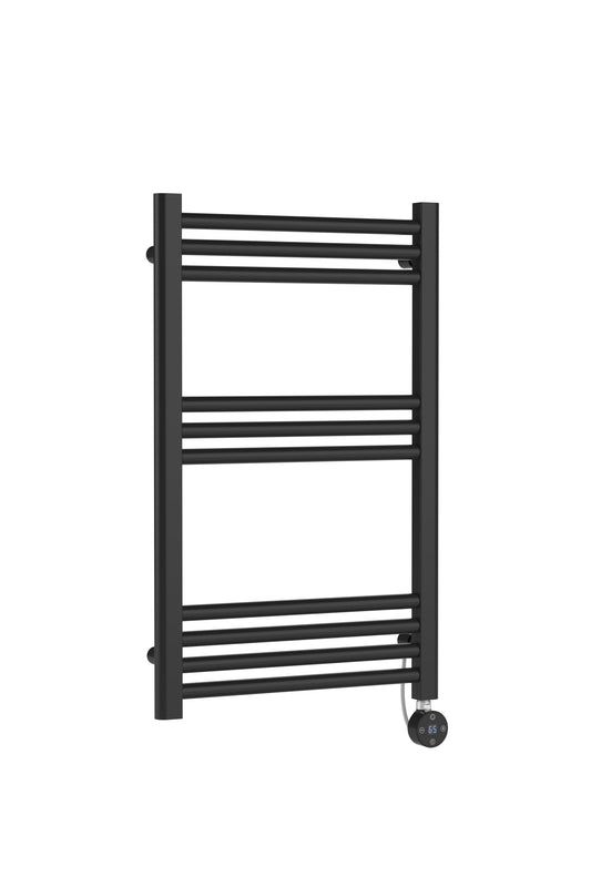 Electric Round Tube Towel Rail with 10 Bars, 800mm x 500mm