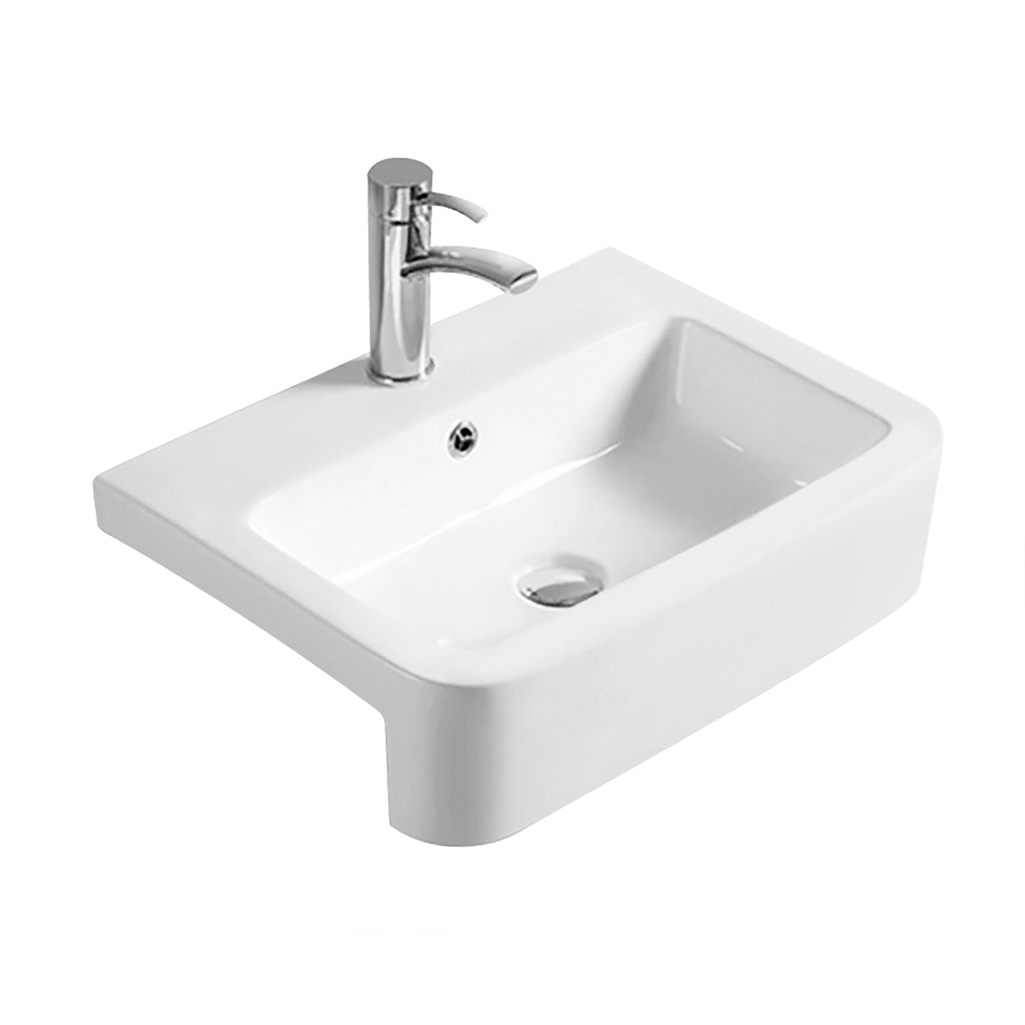 Semi-Recessed Basin 570 x 415 x 155mm