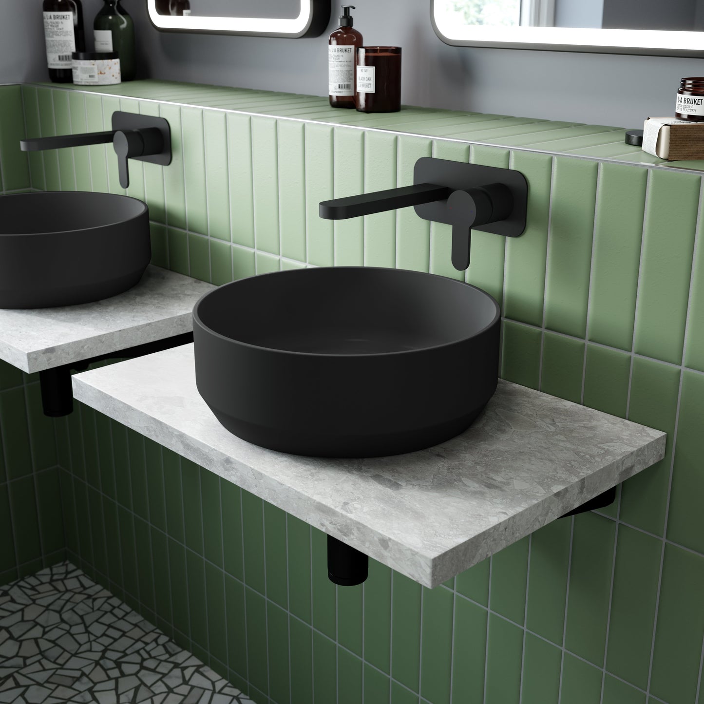 Luxe Round Vessel 350 x 350 x 120mm