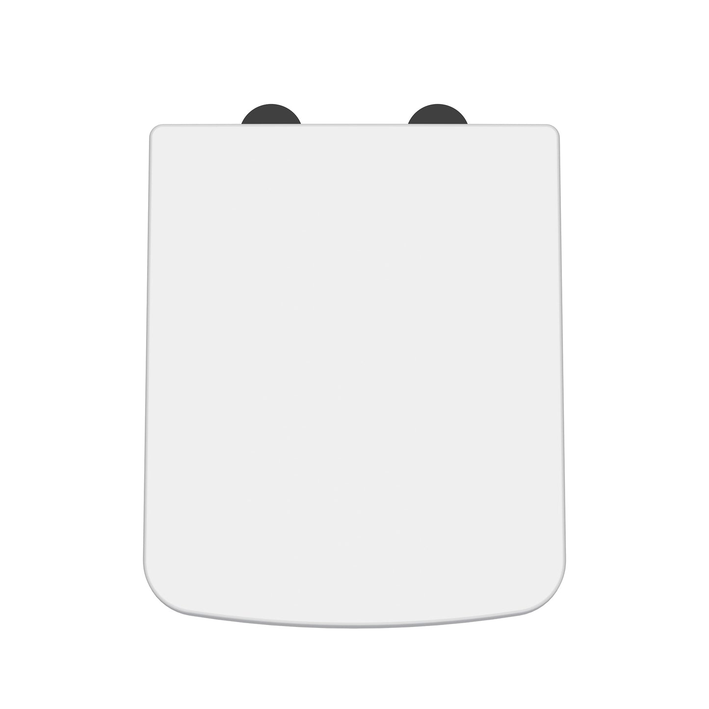 Hudson Reed Square Gloss White Soft Close Toilet Seat