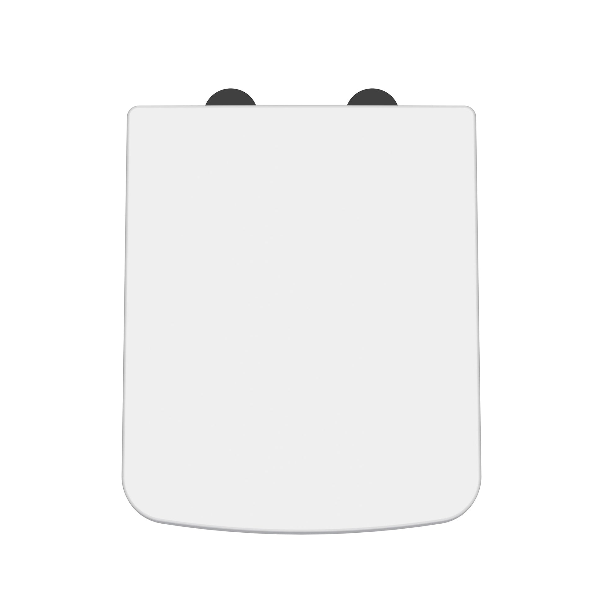Hudson Reed Square Gloss White Soft Close Toilet Seat
