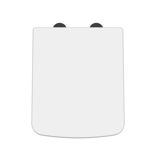 Hudson Reed Square Gloss White Soft Close Toilet Seat