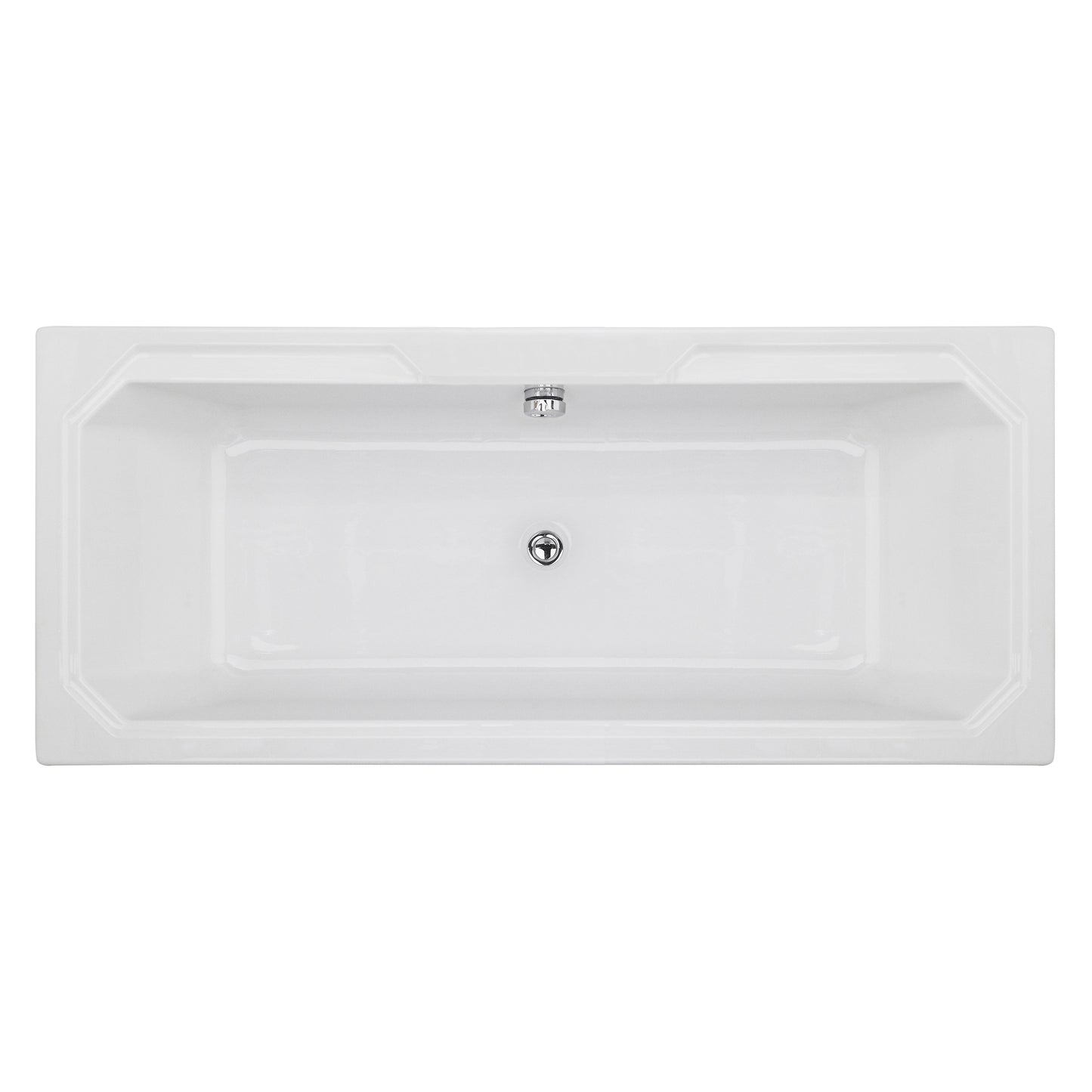 Art Deco Straight Shower Bath 1800 x 800mm