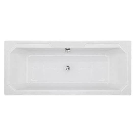 Art Deco Straight Shower Bath 1800 x 800mm