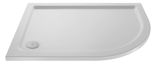 Slip Resistant Offset Quadrant Slimline Shower Tray Right Hand 1200 x 900mm