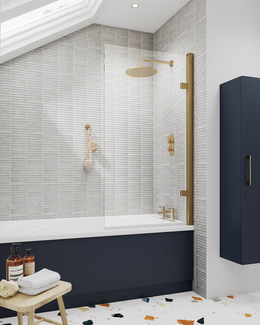 Square Screens Square Hinged Bath Screen