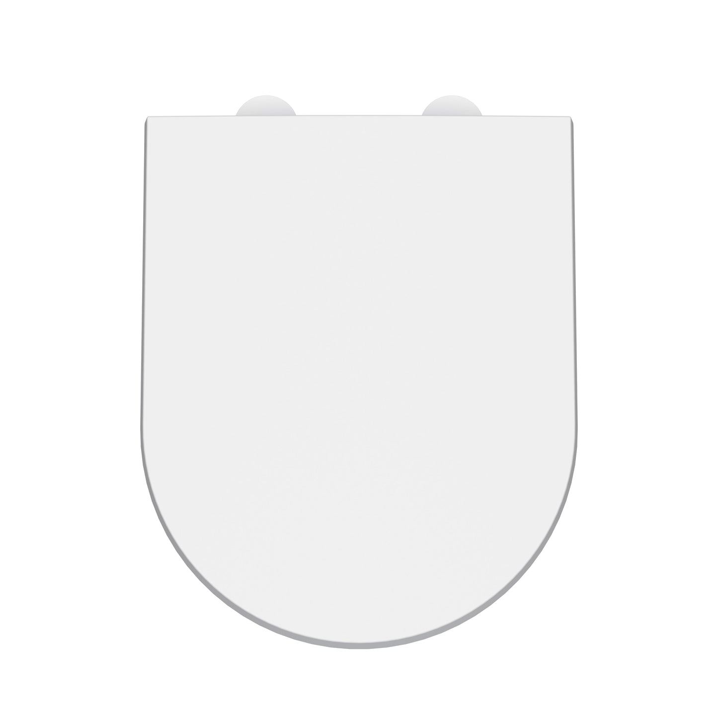 Hudson Reed D Shape Gloss White Soft Close Toilet Seat With Quick Release