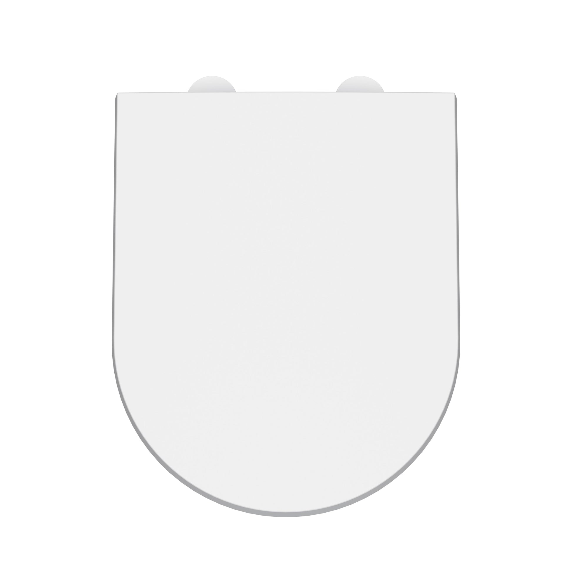 Hudson Reed D Shape Gloss White Soft Close Toilet Seat With Quick Release