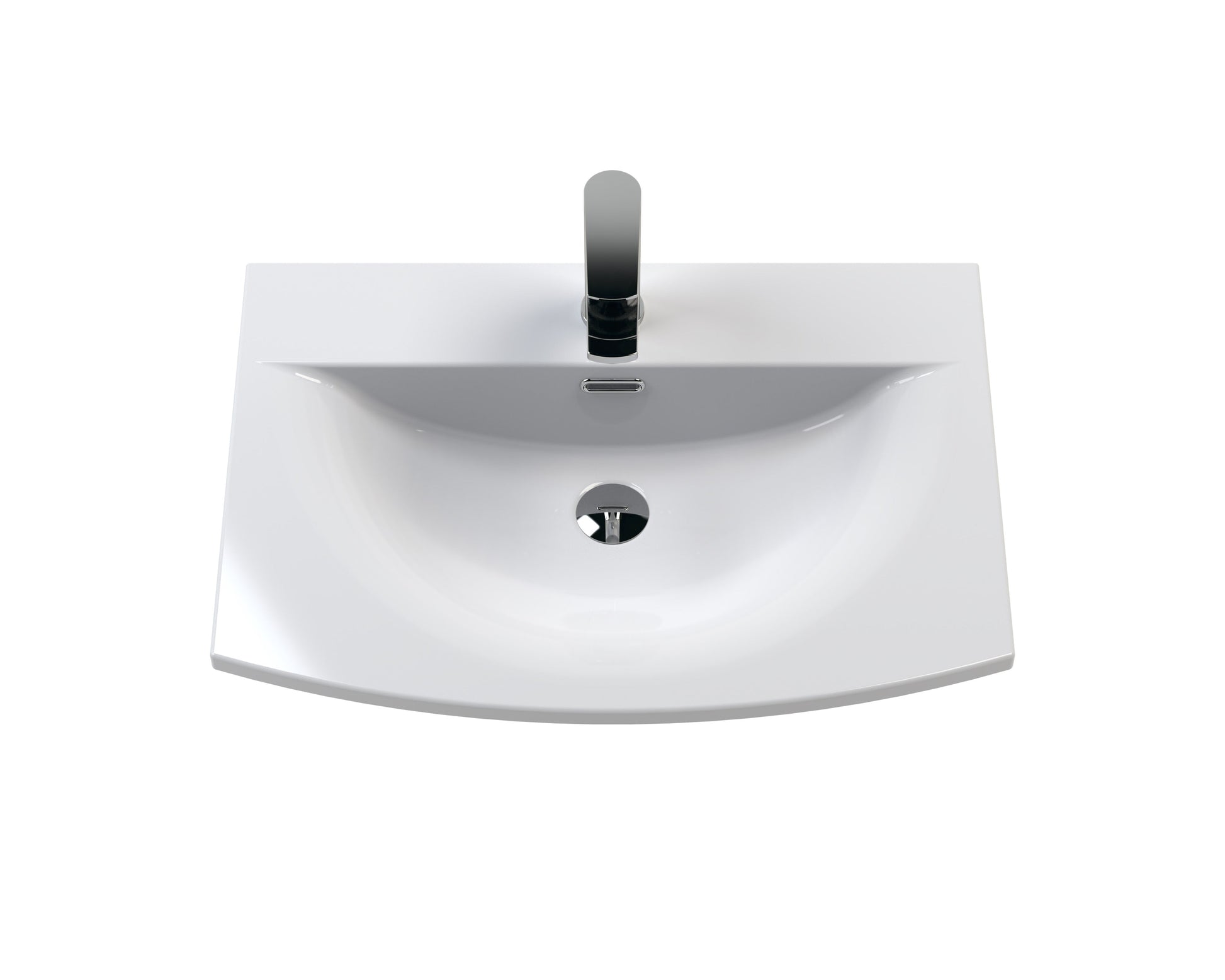 Hudson Reed Juno 600mm Autumn Oak Wall Hung 2-Door Vanity Unit with 1 Tap Hole Basin