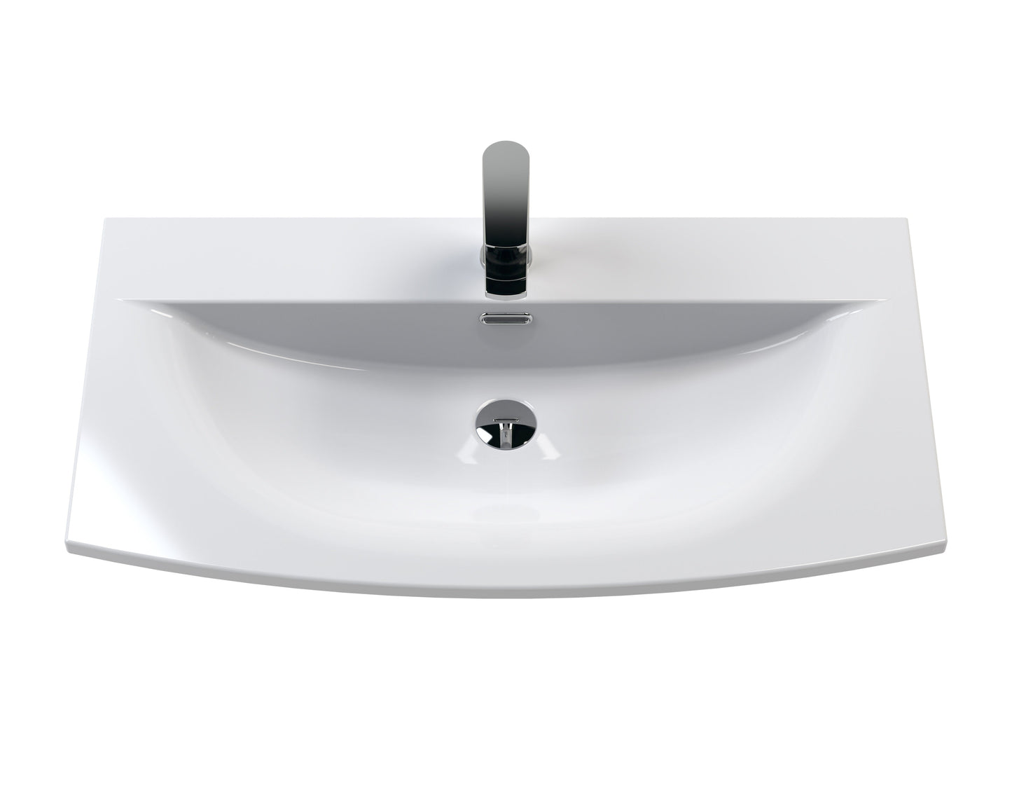 Hudson Reed Urban 800mm Floor Standing 2 Door Vanity Unit with Curved Basin