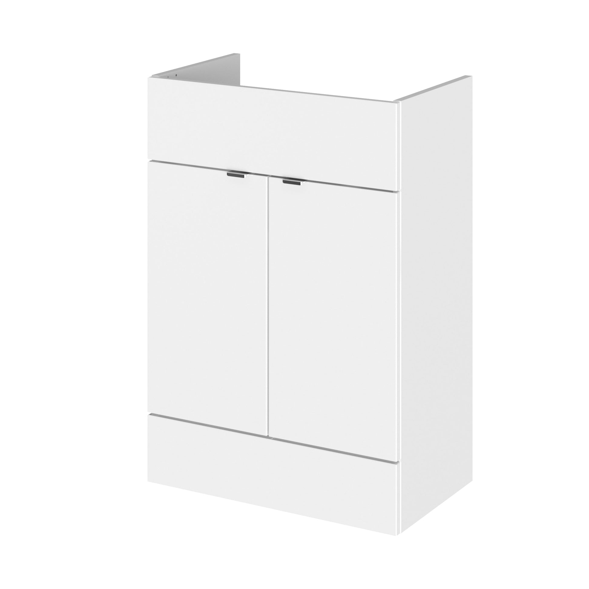 Fusion Fitted Floor Standing 2 Door Vanity Unit 600mm