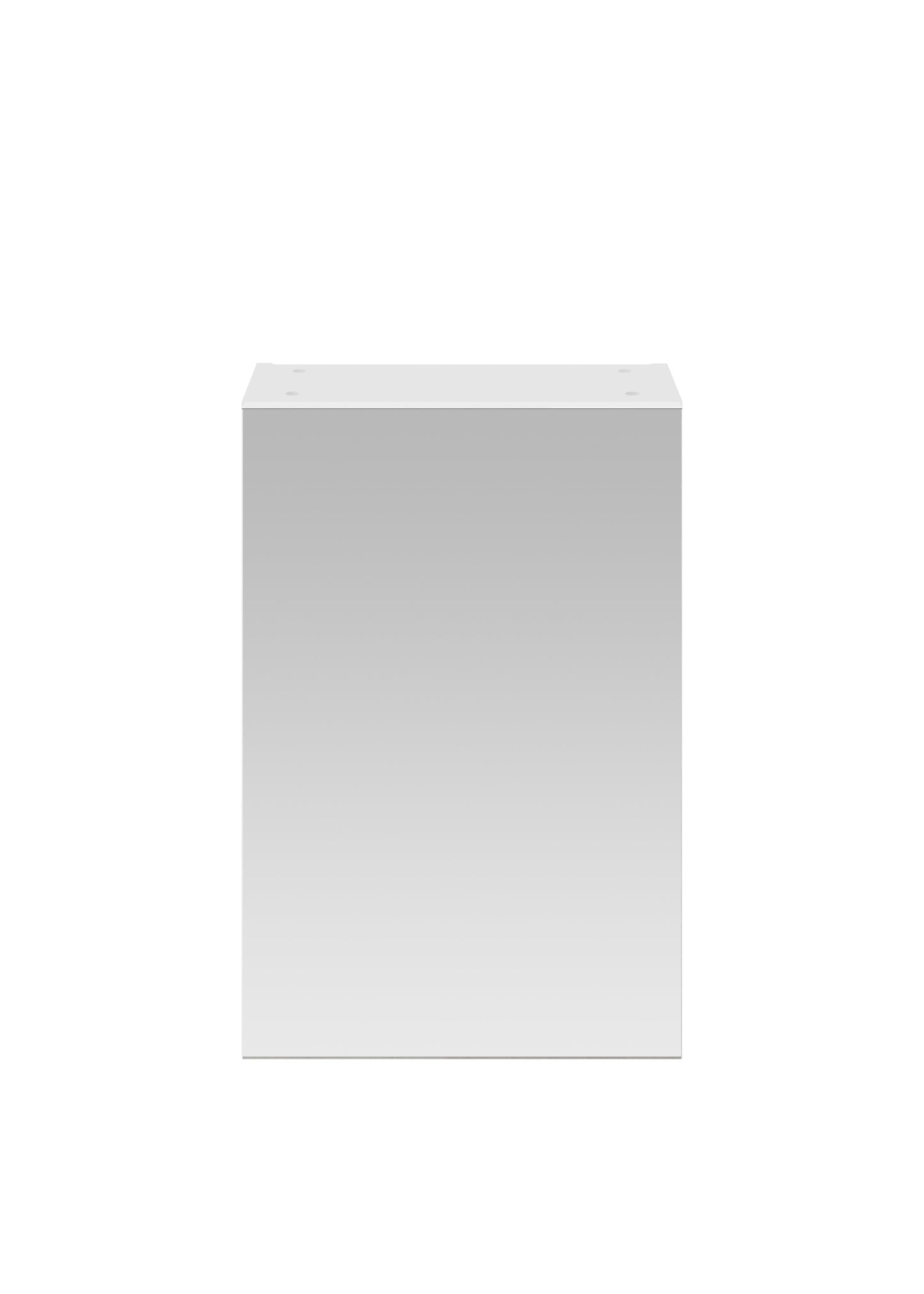 Fusion Fitted Wall Hung 1 Door Mirror Cabinet 450mm