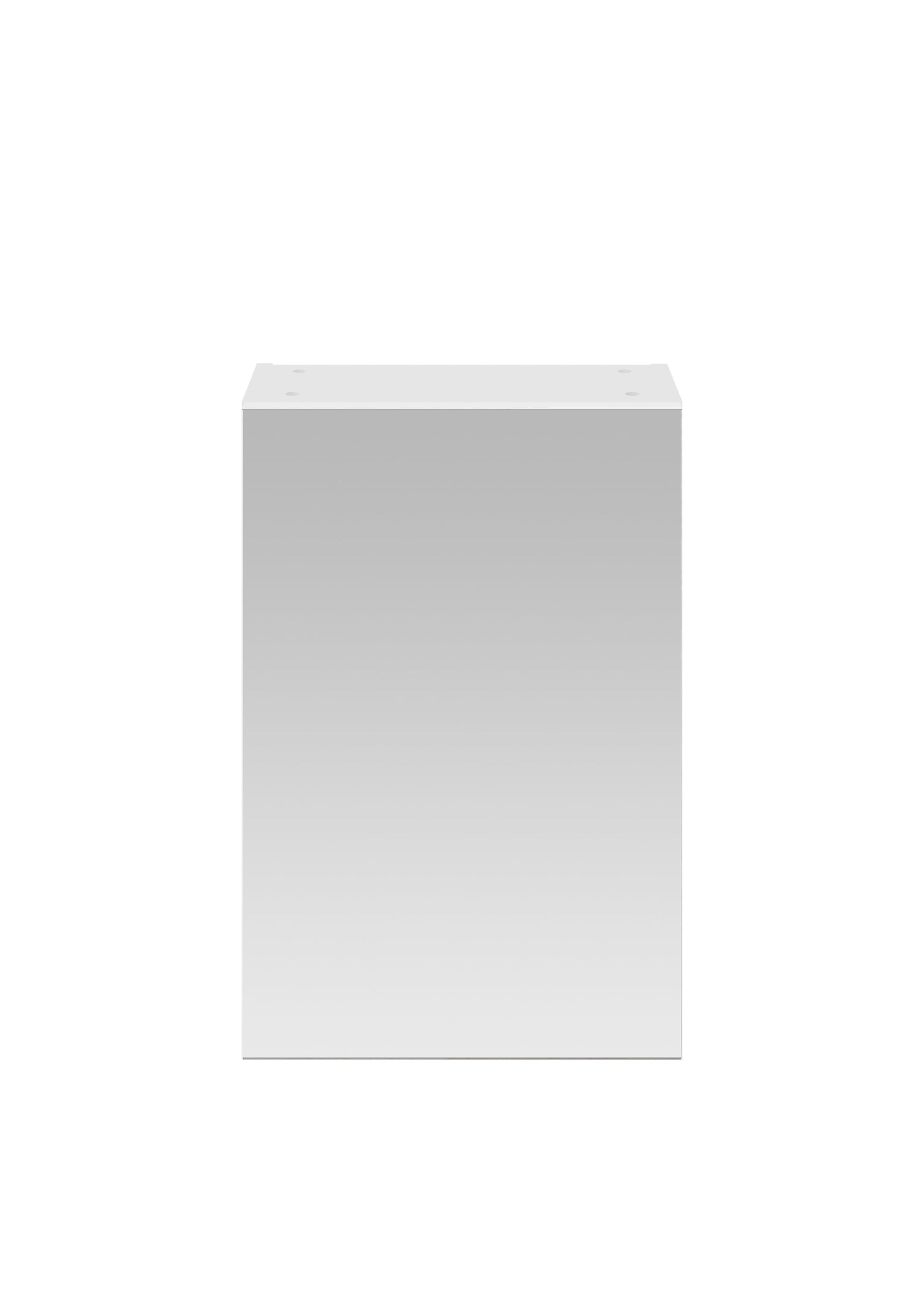 Fusion Fitted Wall Hung 1 Door Mirror Cabinet 450mm