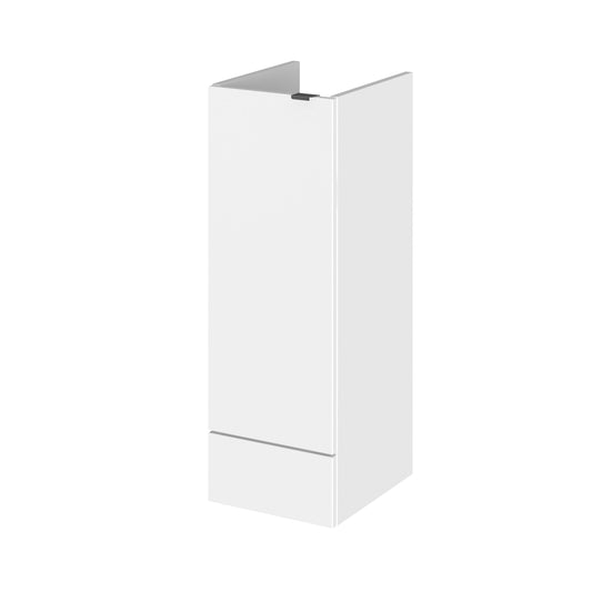 Hudson Reed Fusion 300mm 1 Door Gloss White Floor Standing Base Unit With Handles