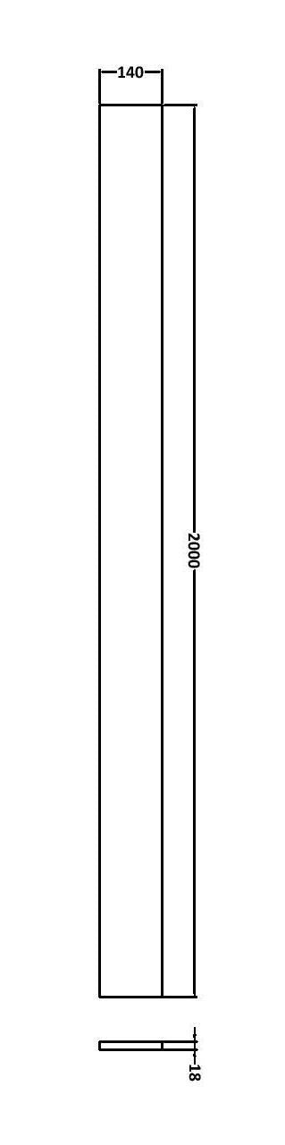 Fusion 2000mm Plinth