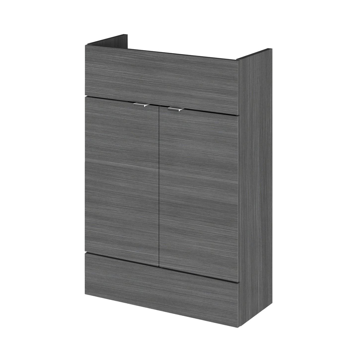 Fusion Fitted Floor Standing 2 Door Vanity Unit Compact 600mm