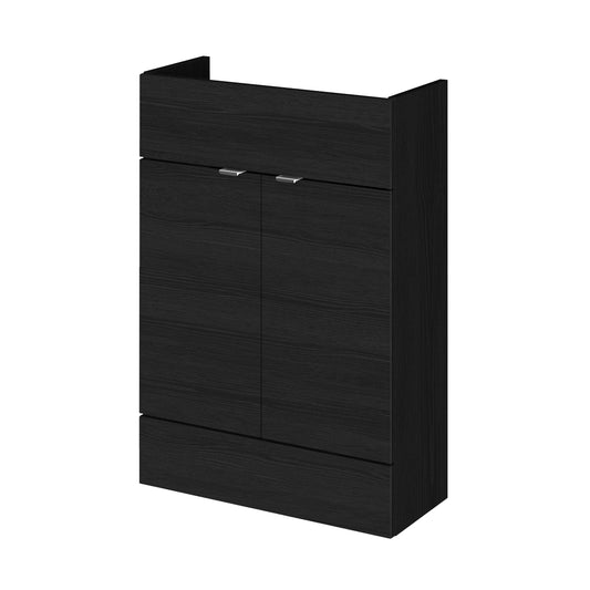 Fusion Fitted Floor Standing 2 Door Vanity Unit Compact 600mm